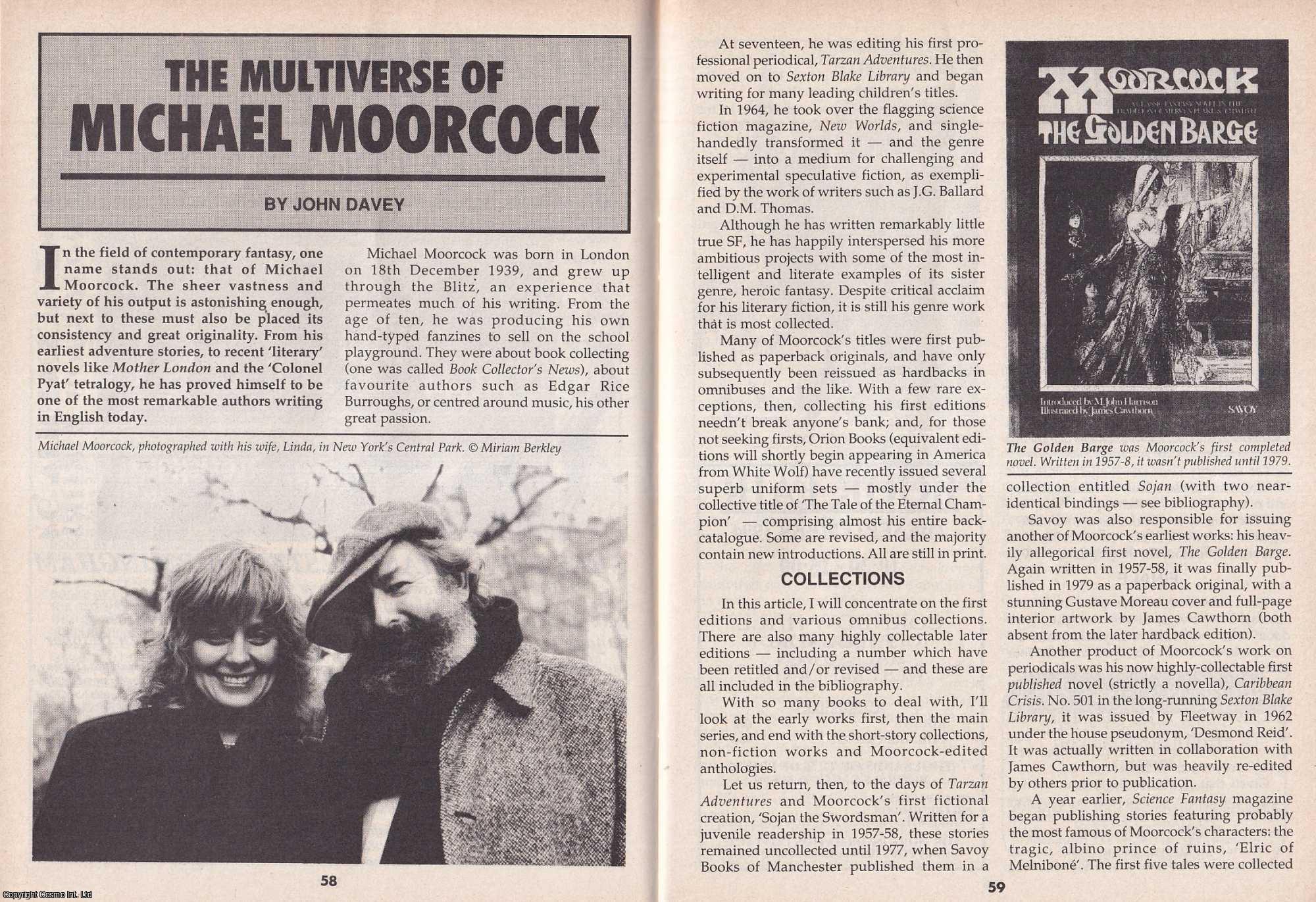 John Davey - The Multiverse of Michael Moorcock. This is an original article separated from an issue of The Book & Magazine Collector publication, 1994.