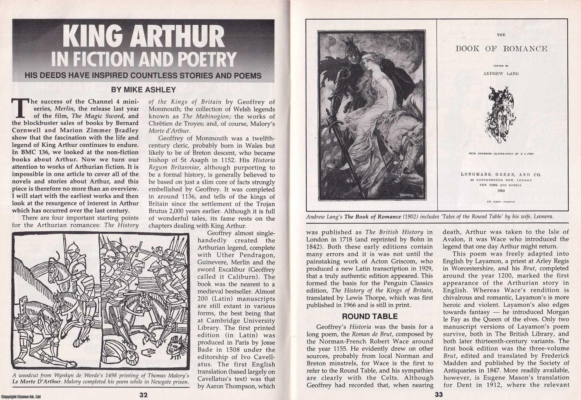 Mike Ashley - King Arthur in Fiction and Poetry. This is an original article separated from an issue of The Book & Magazine Collector publication, 1999.