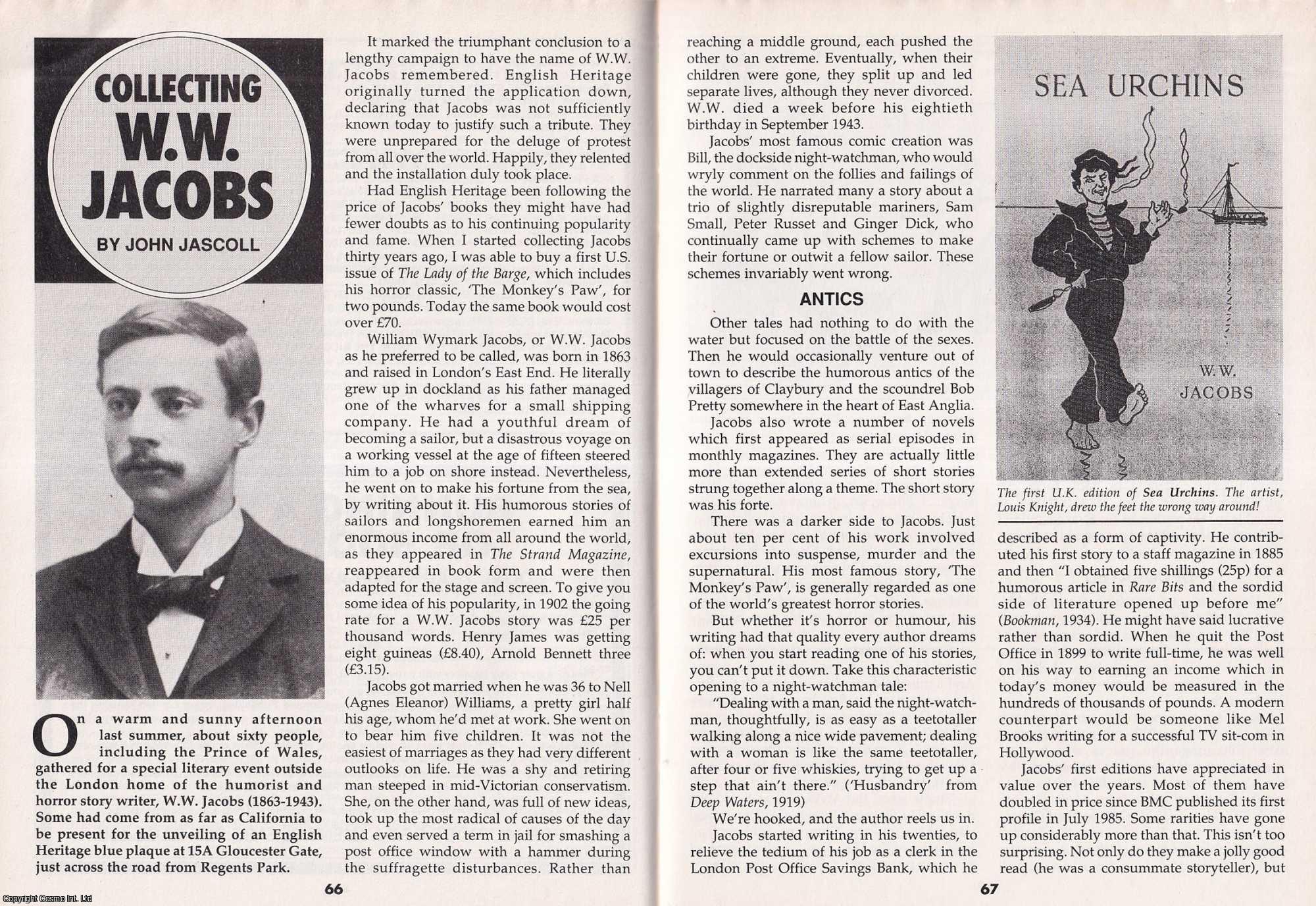 John Jascoll - Collecting W. W. Jacobs. This is an original article separated from an issue of The Book & Magazine Collector publication, 1999.