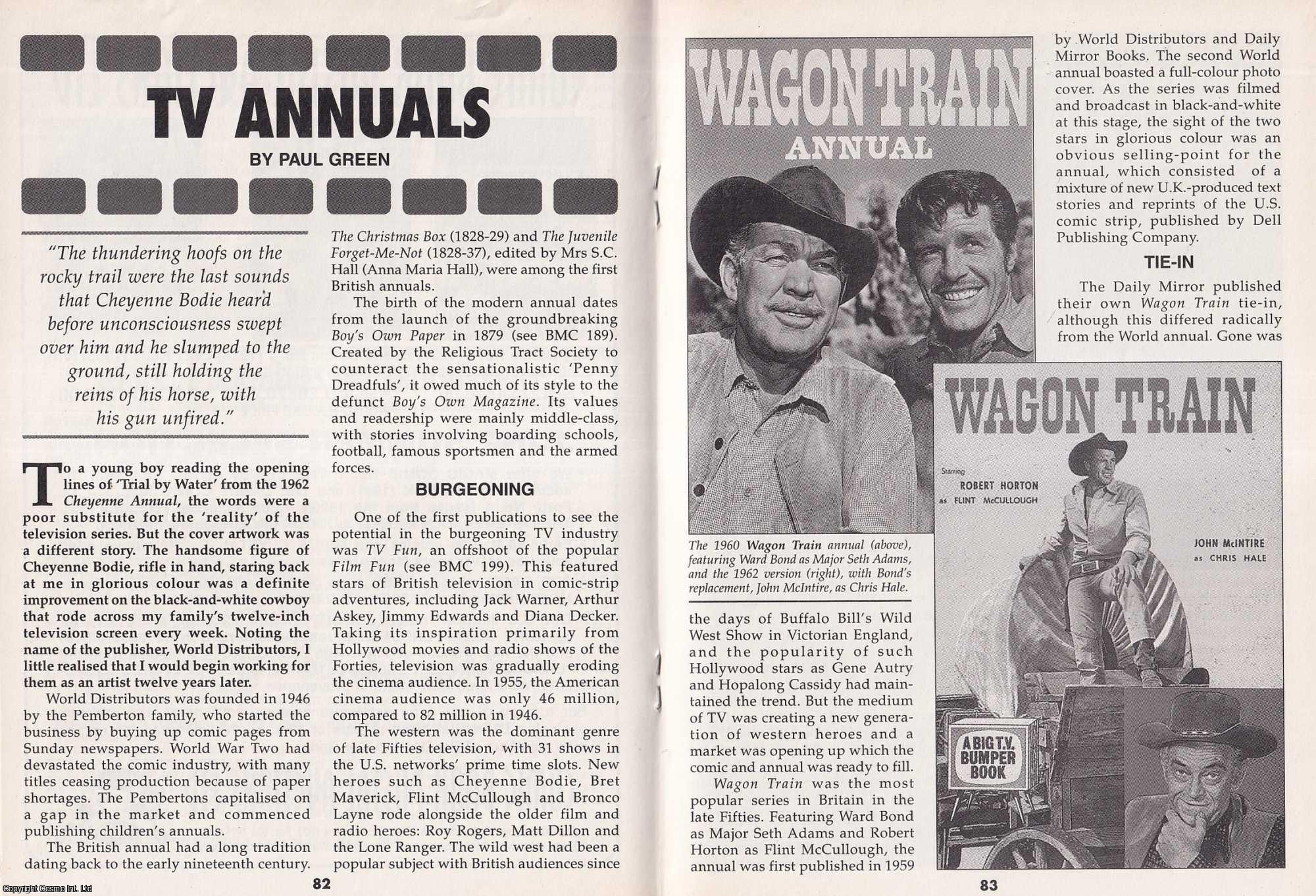 Paul Green - TV Annuals. This is an original article separated from an issue of The Book & Magazine Collector publication, 2001.