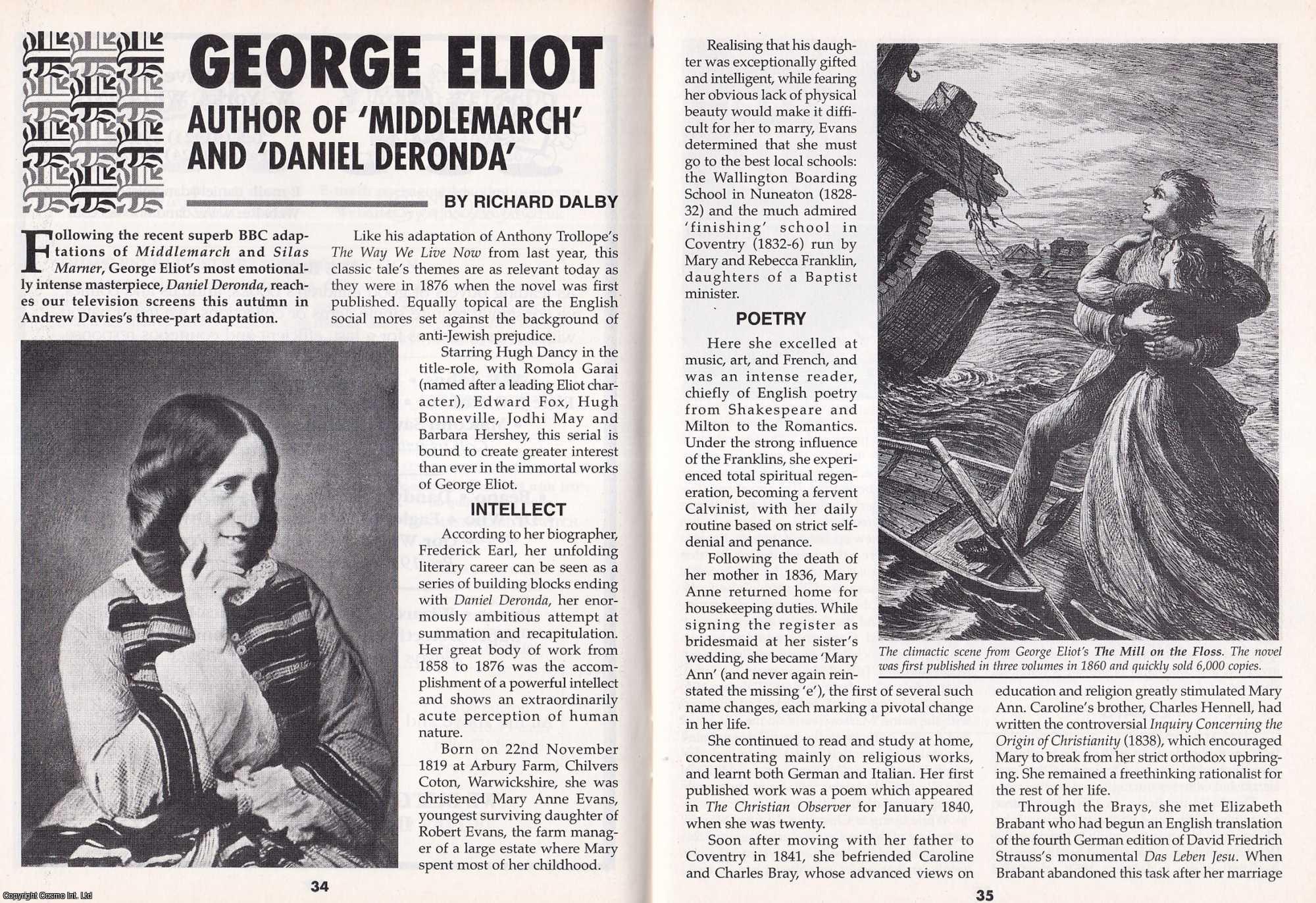 Richard Dalby - George Eliot. Author of Middlemarch. This is an original article separated from an issue of The Book & Magazine Collector publication.