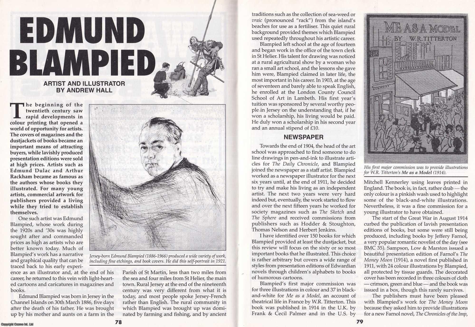 Andrew Hall - Edmund Blampied : Artist and Illustrator. This is an original article separated from an issue of The Book & Magazine Collector publication, 2002.