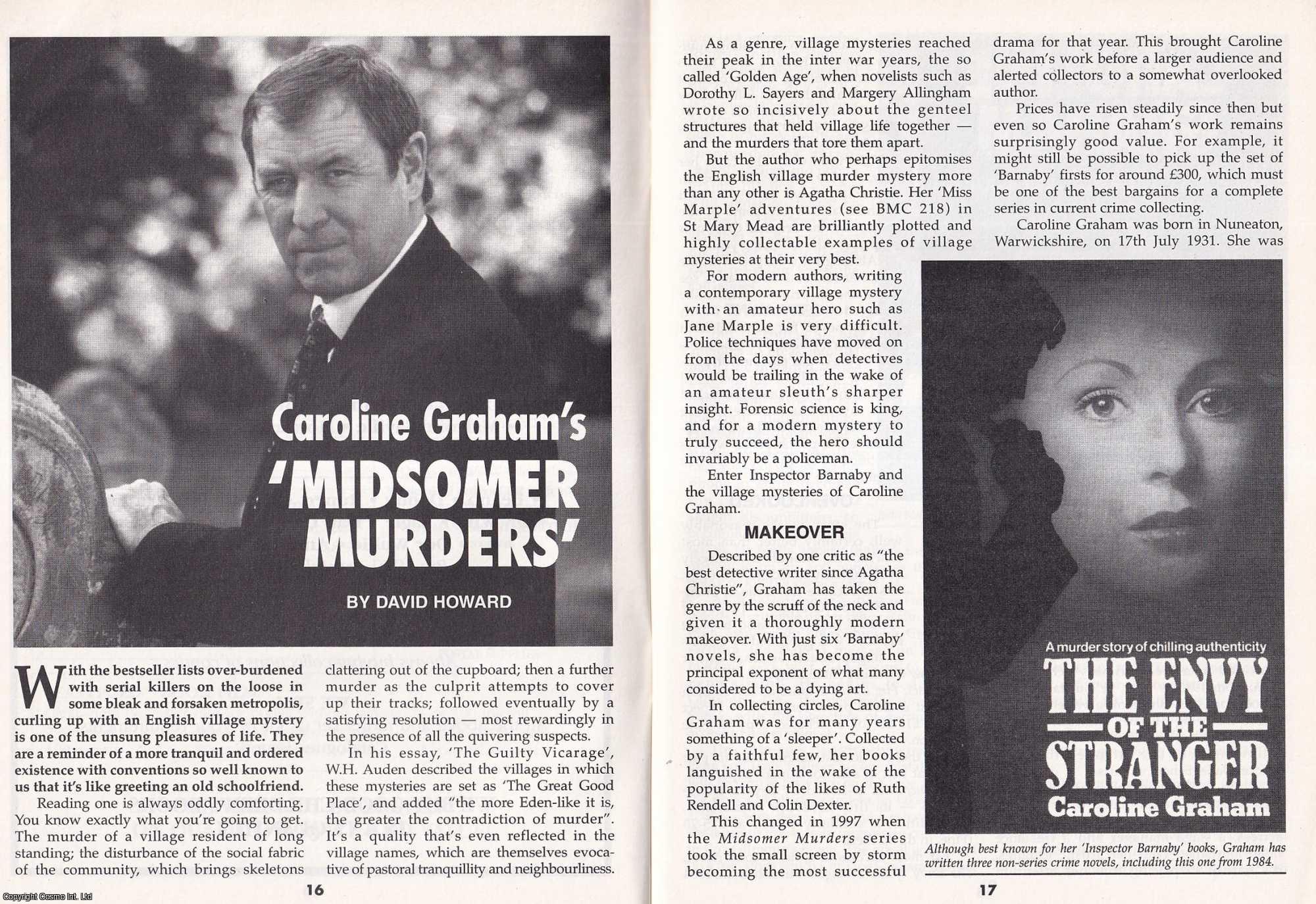 David Howard - Caroline Graham's Midsomer Murders. This is an original article separated from an issue of The Book & Magazine Collector publication, 2003.