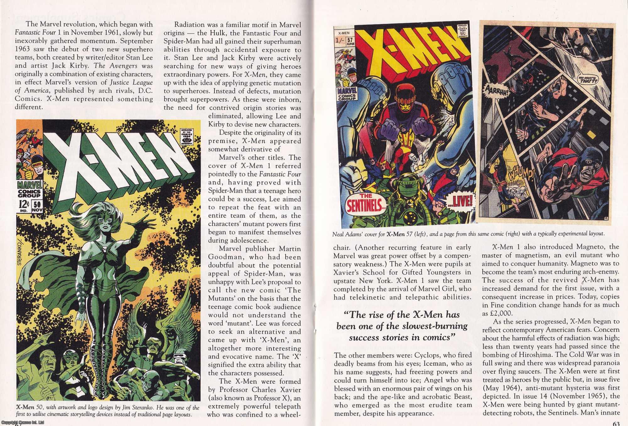Mike Gent - Comics : X-Men. Marvel's Bestselling Superheroes. This is an original article separated from an issue of The Book & Magazine Collector publication, 2003.