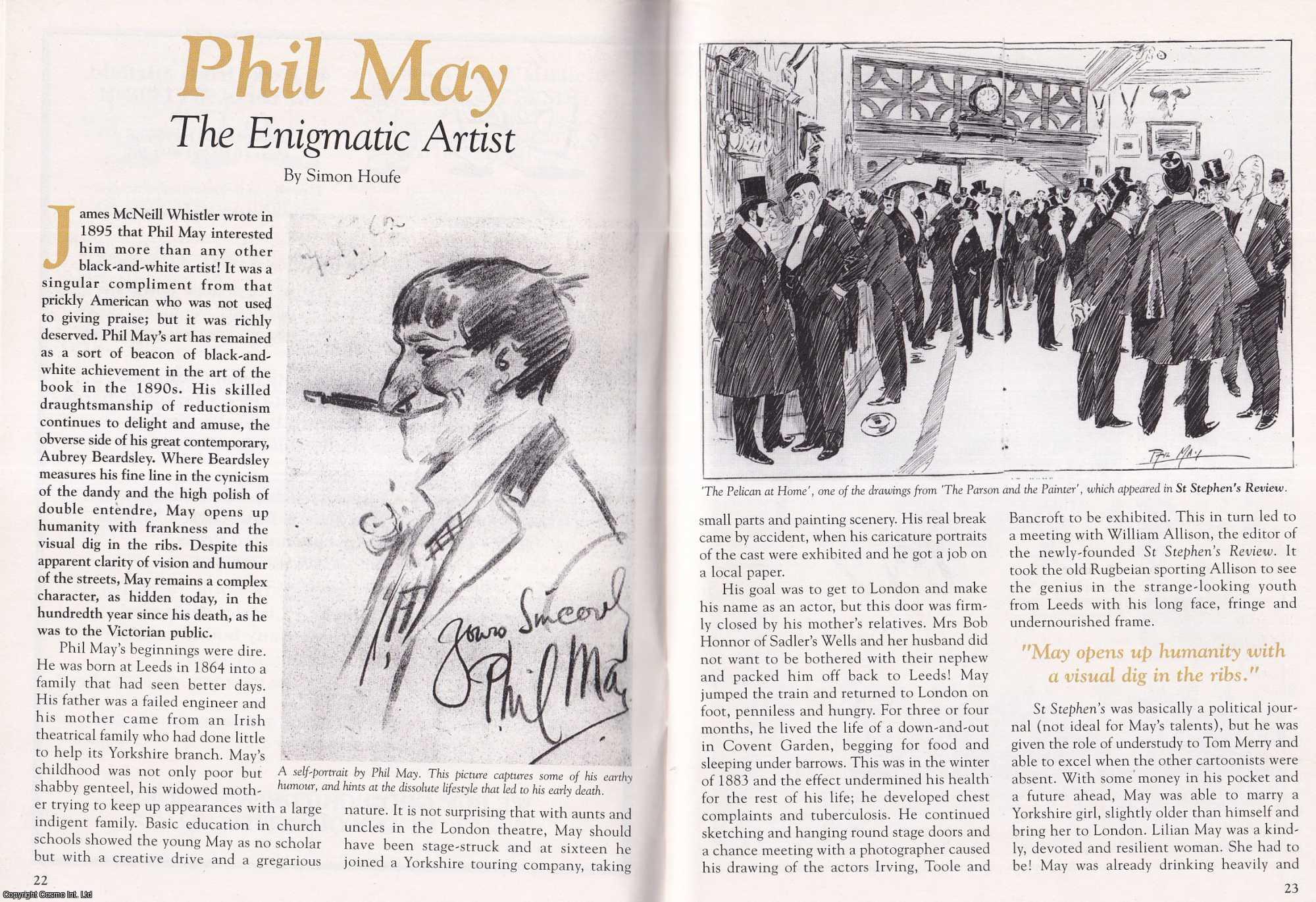 Simon Houfe - Phil May. The Enigmatic Artist. This is an original article separated from an issue of The Book & Magazine Collector publication, 2003.