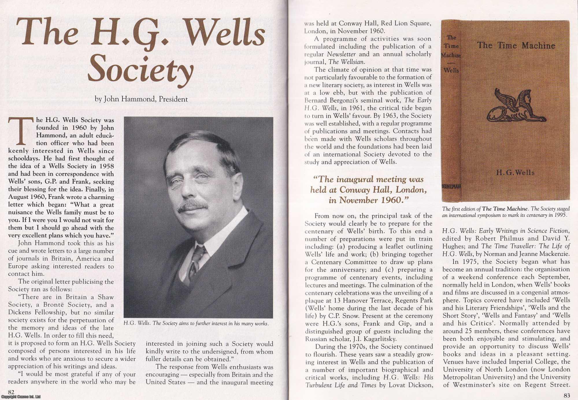 John Hammond - The H. G. Wells Society. This is an original article separated from an issue of The Book & Magazine Collector publication, 2003.