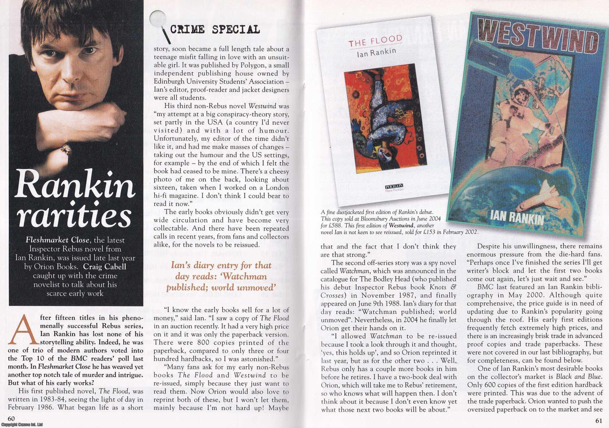 Craig Cabell - Rankin Rarities. Catching up with The Crime Novelist to Talk about His Early Work. This is an original article separated from an issue of The Book & Magazine Collector publication.