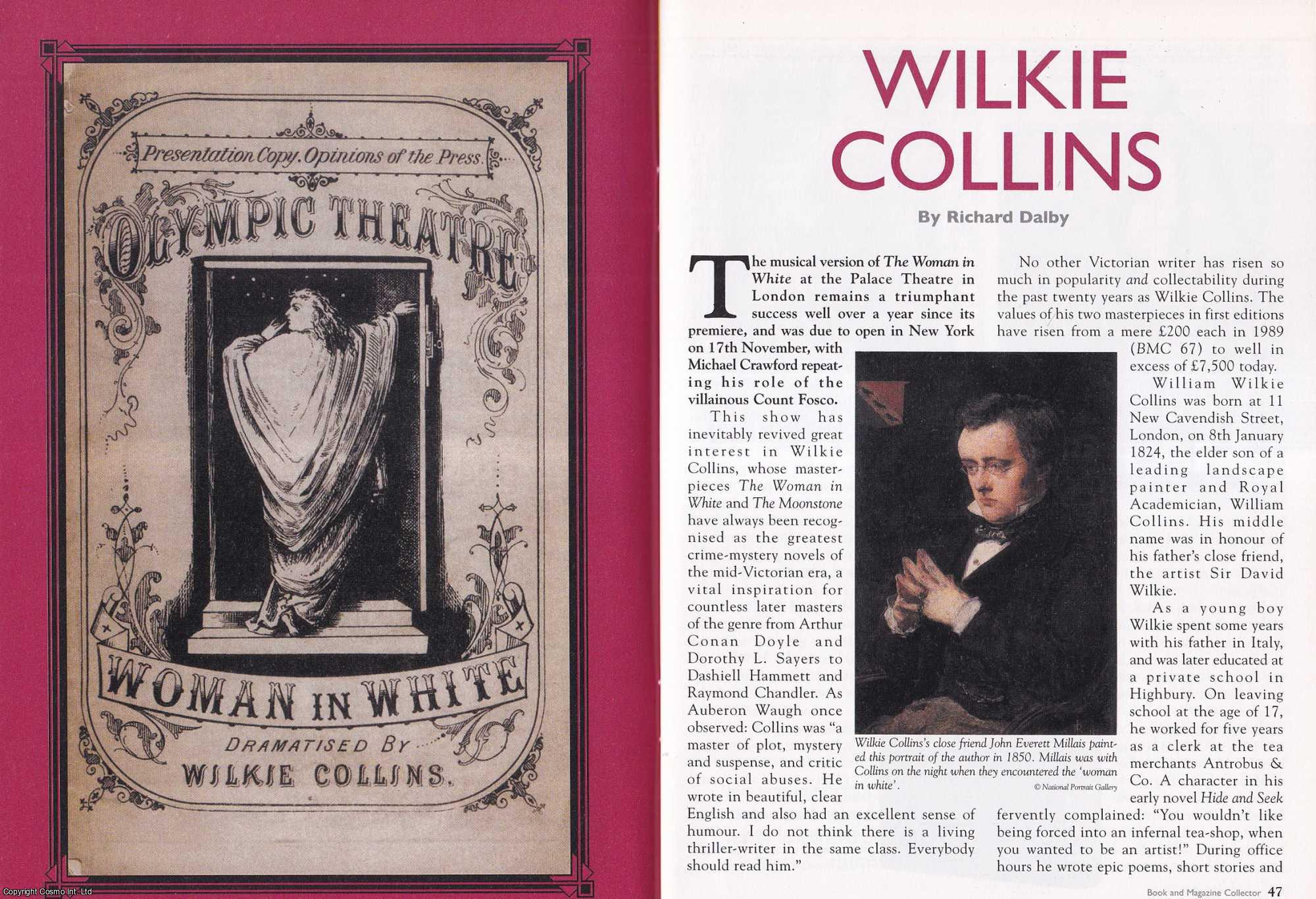 Richard Dalby - Wilkie Collins. This is an original article separated from an issue of The Book & Magazine Collector publication, 2005.