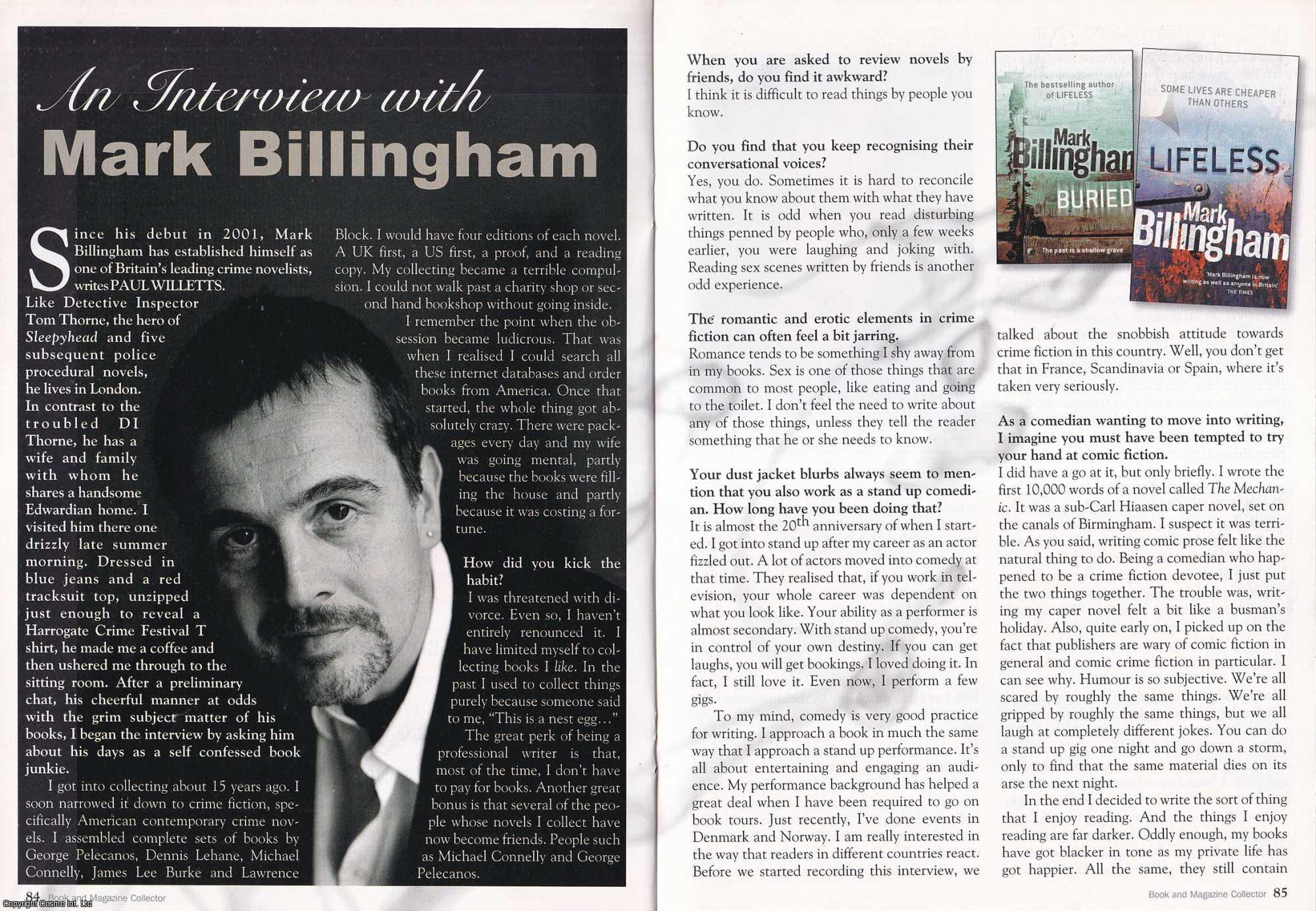 Paul Willetts - An Interview with Mark Billlingham. This is an original article separated from an issue of The Book & Magazine Collector publication.
