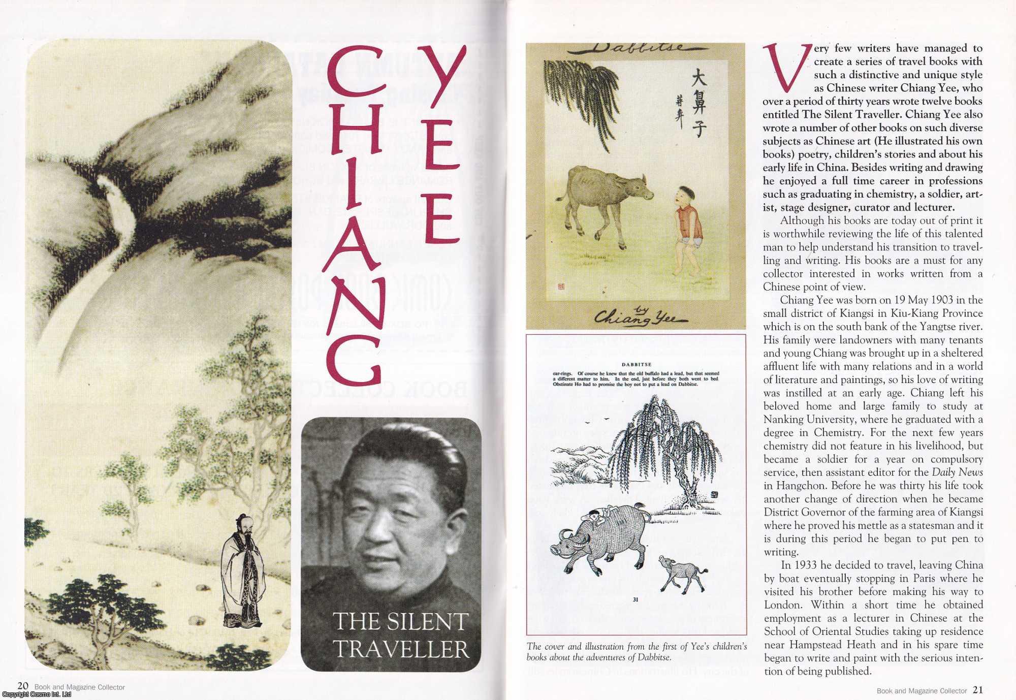 --- - Chiang Yee. The Silent Traveller. This is an original article separated from an issue of The Book & Magazine Collector publication.