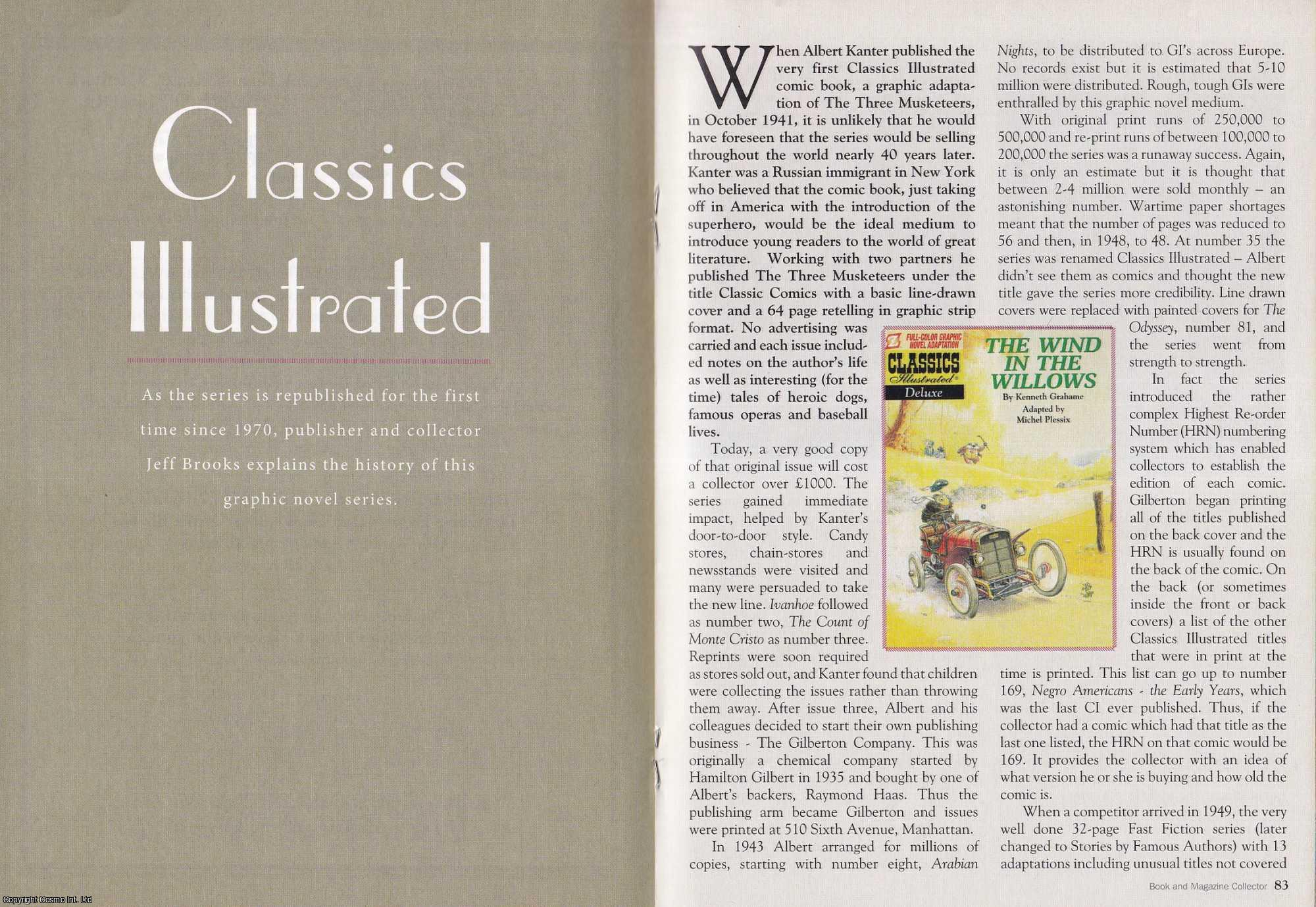 Jeff Brooks - Classics Illustrated Comics : The History of This Series. This is an original article separated from an issue of The Book & Magazine Collector publication, 2008.