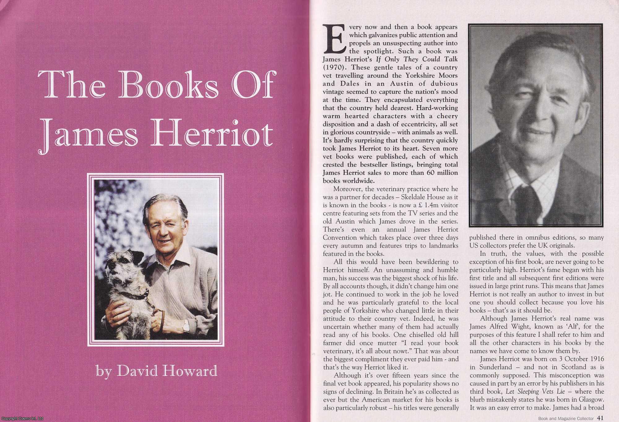 David Howard - The Books of James Herriot. This is an original article separated from an issue of The Book & Magazine Collector publication, 2008.