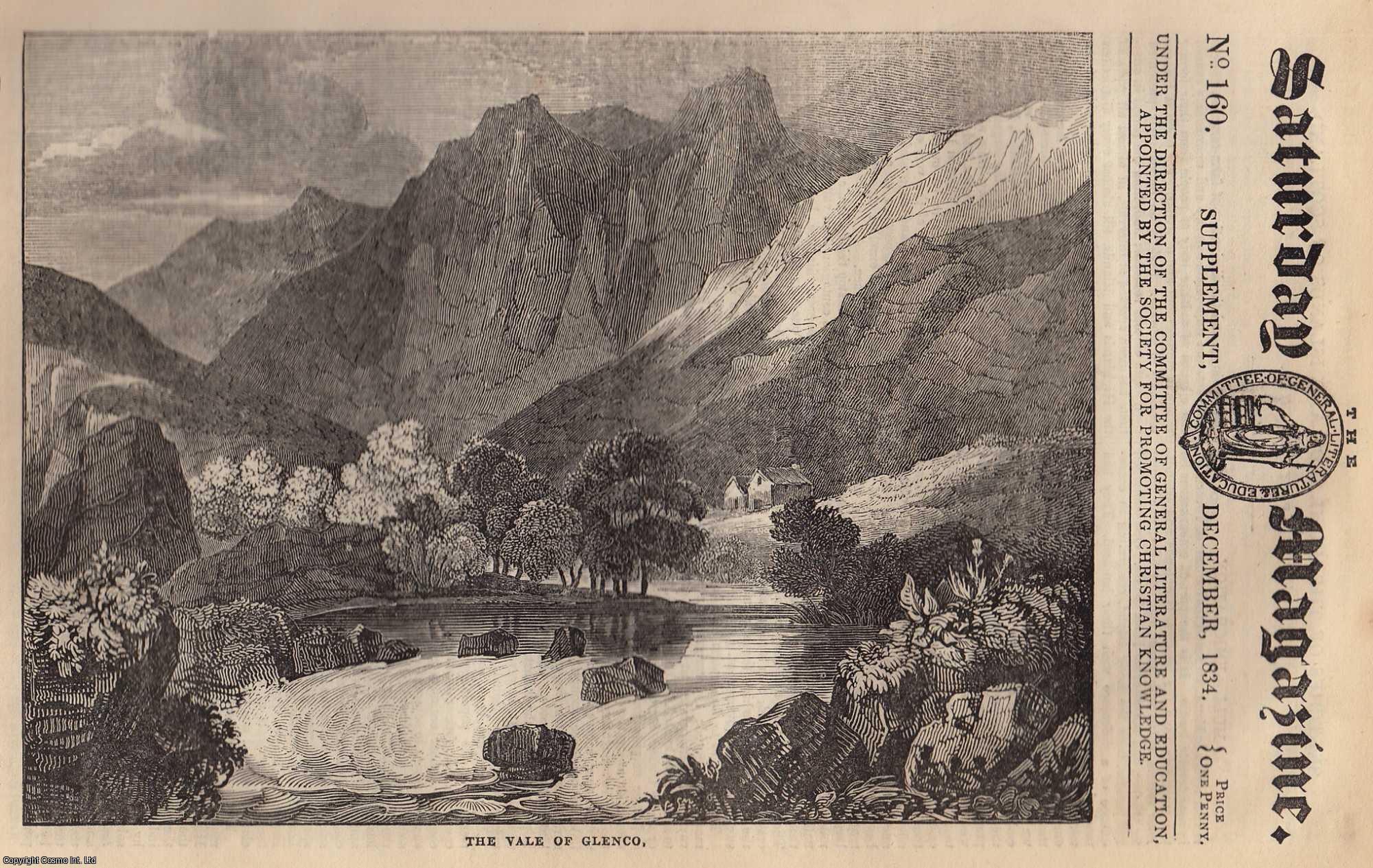 ---. - Emigration: The Highlands and Islands of Scotland. Issue No. 160. December, 1834. A complete rare weekly issue of the Saturday Magazine, 1834.