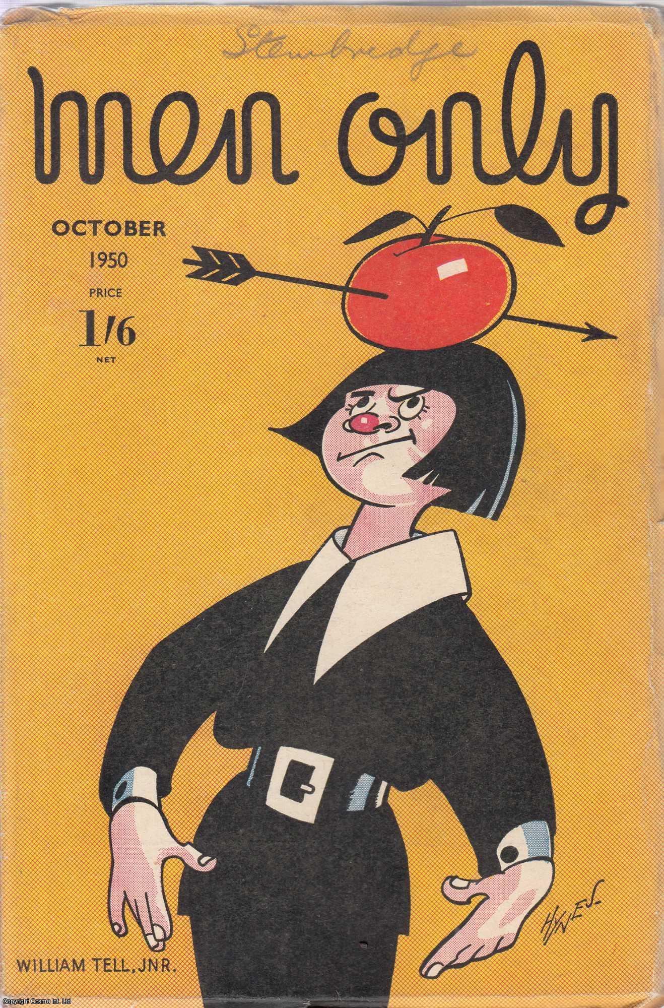 Edward S. Hynes (illustrator) - William Tell, Jnr., colour cover illustration by Edward S. Hynes. Men Only Incorporating The Strand Magazine. October 1950. Vol.45 no.178.