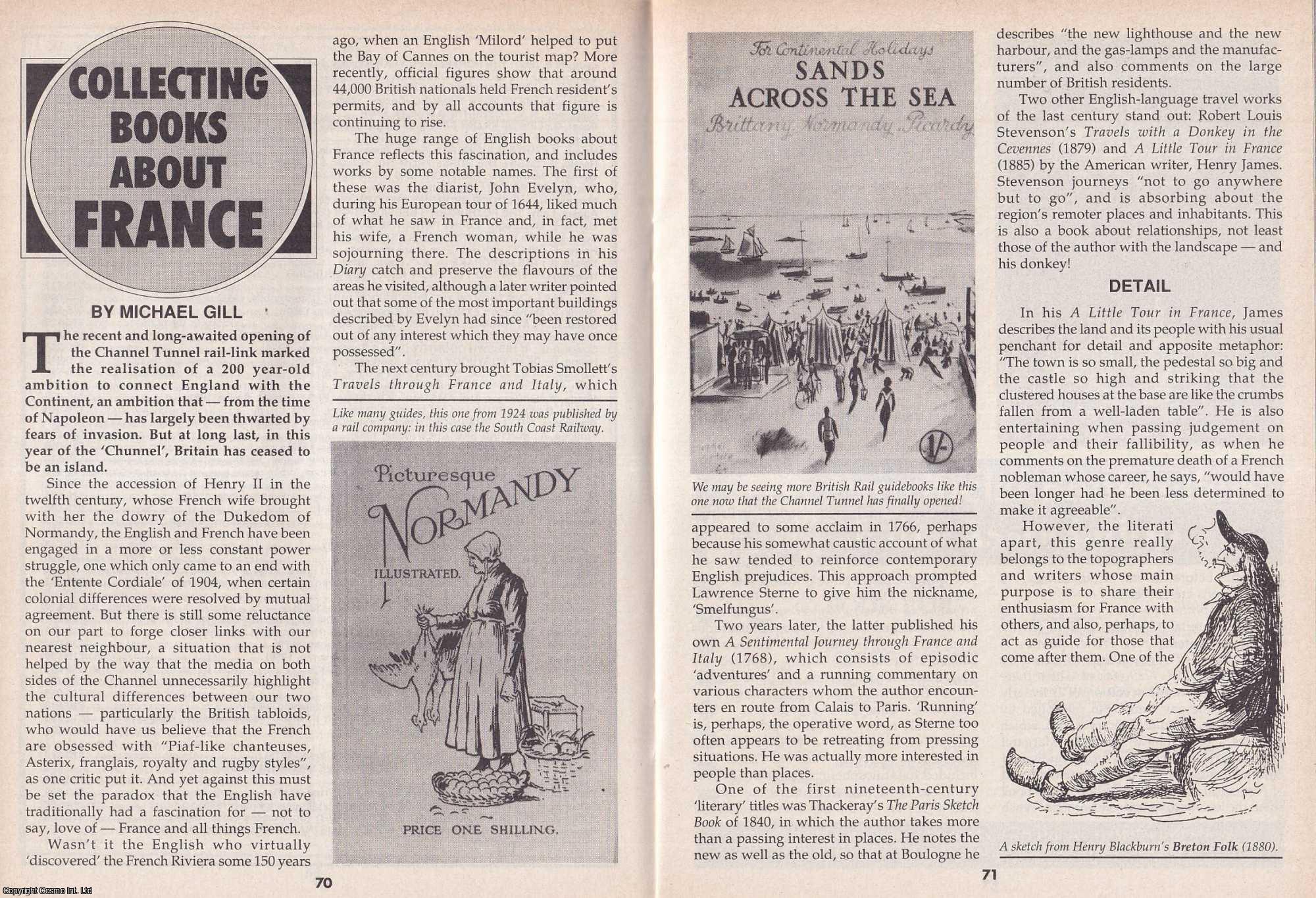 Michael Gill - Collecting Books About France. This is an original article separated from an issue of The Book & Magazine Collector publication, 1995.