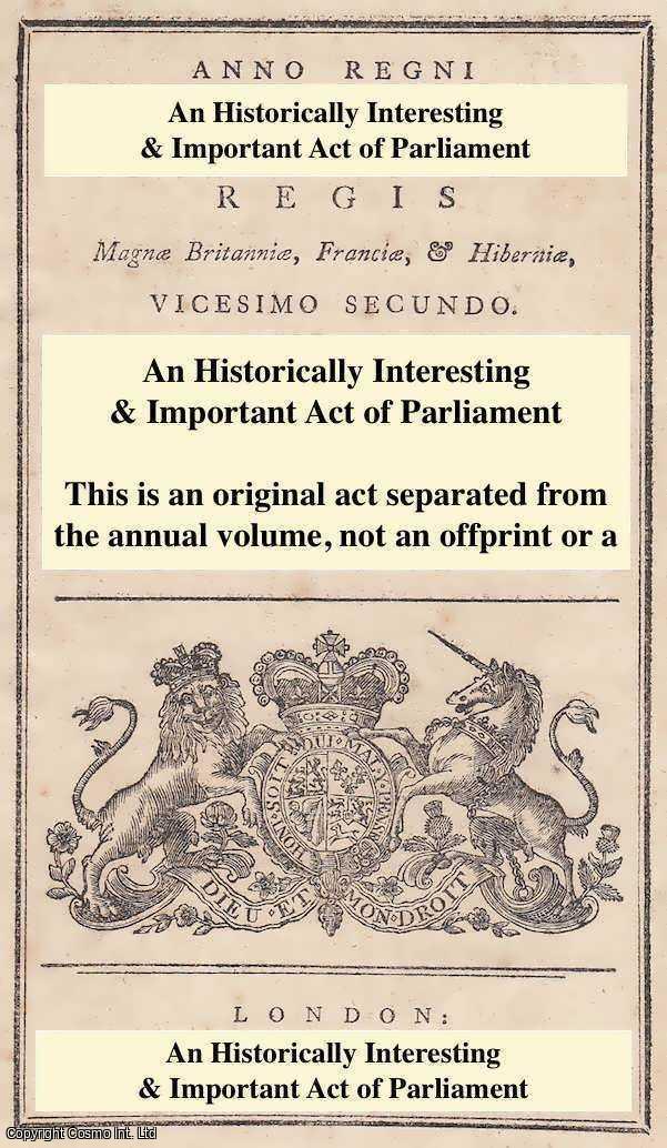 King George III - 1807. Cap. Xi. An Act to Authorise His Majesty, to make Regulations Respecting The Trade and Commerce to and from The Cape of Good Hope.