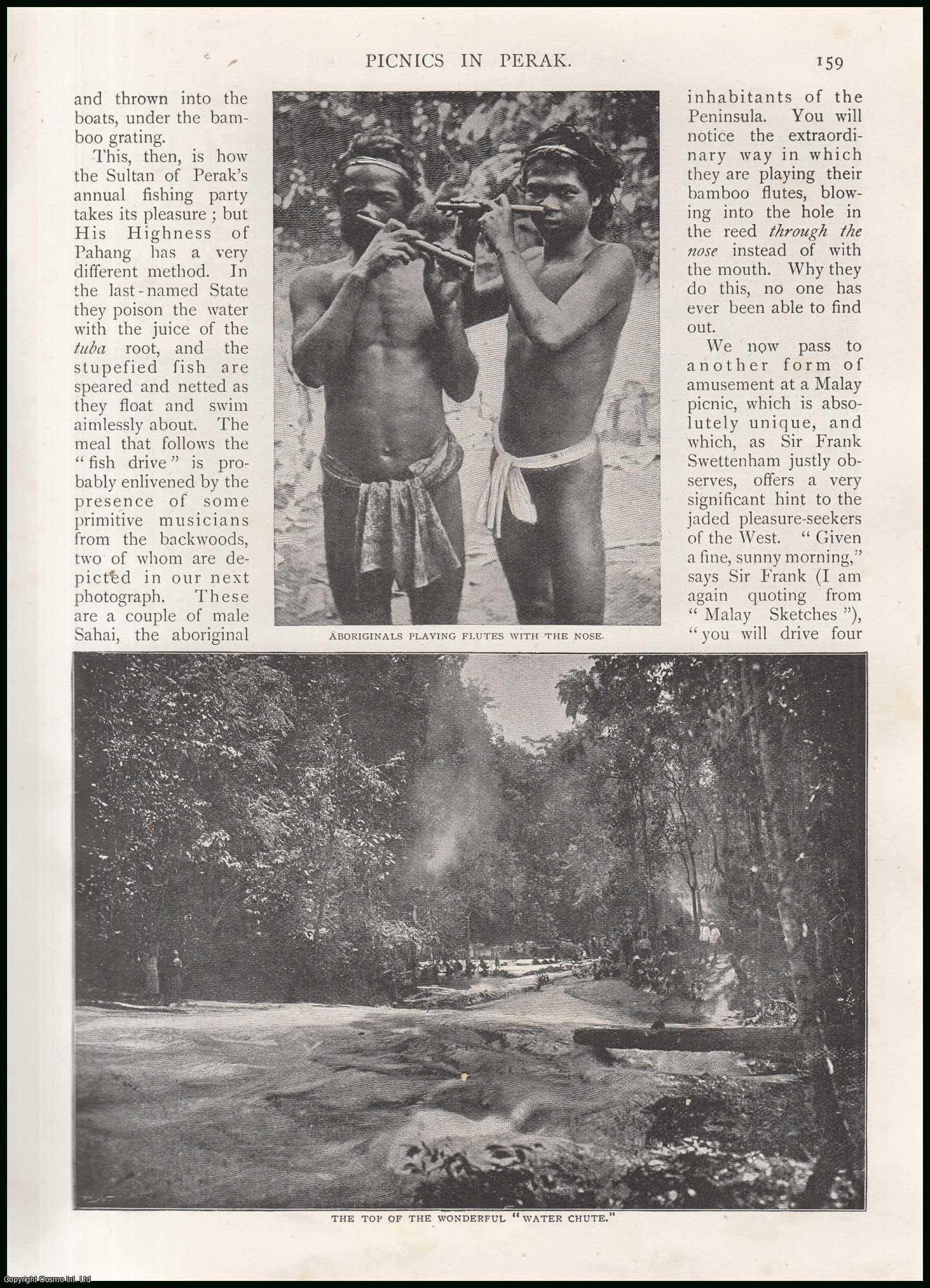Emily Howard - Picnics in Perak : An account of a fish drive picnic & water shoot in Malay An uncommon original article from the Wide World Magazine, 1898.