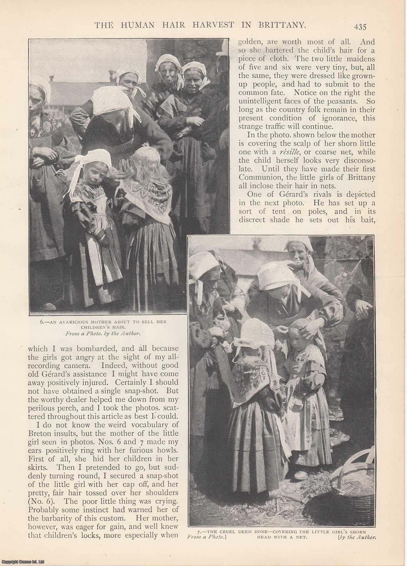 Charles Geniaux - The Human Hair Harvest in Brittany. The traffic in artificial hair. An uncommon original article from the Wide World Magazine, 1900.