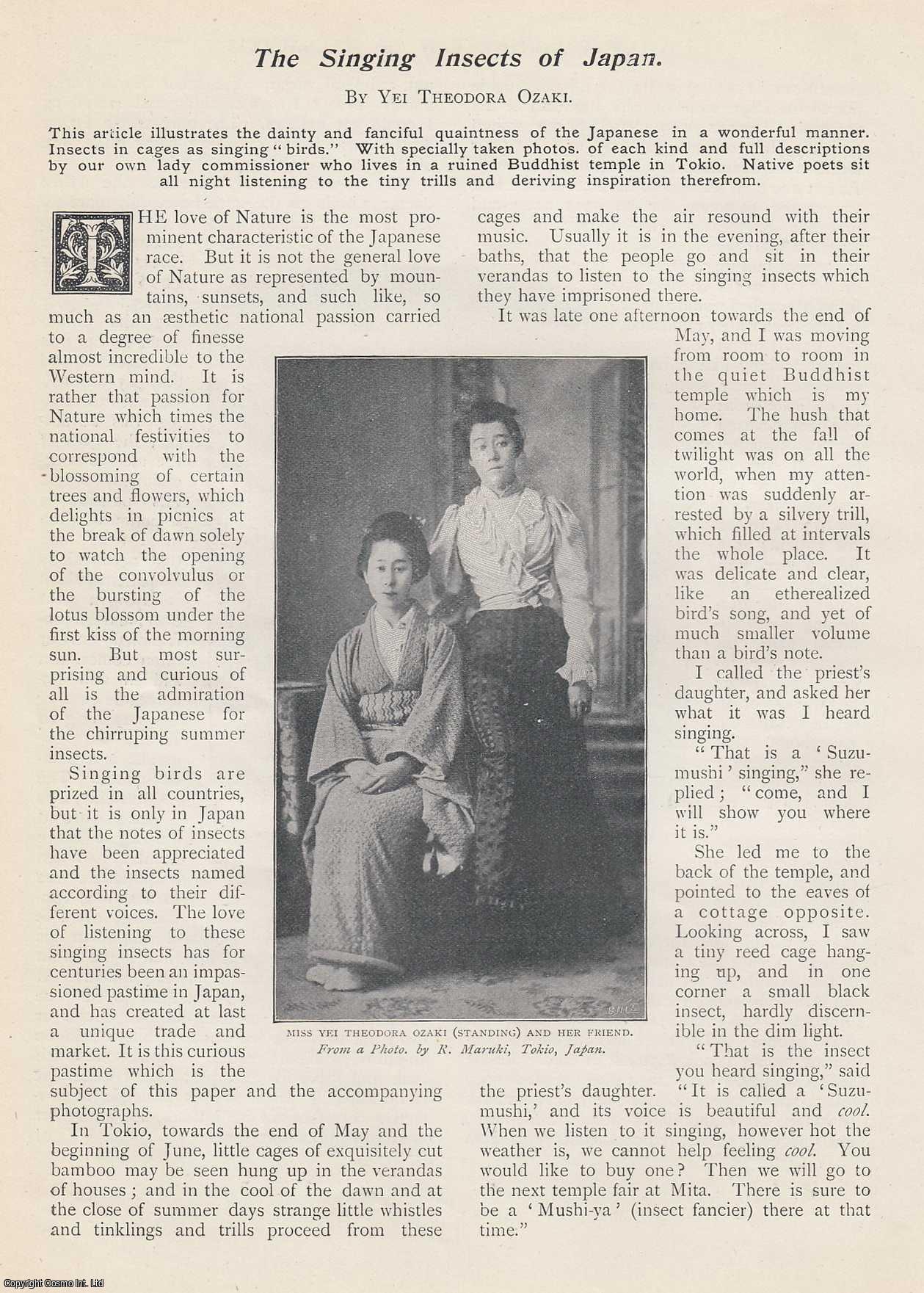 Yei Theodora Ozaki - The Singing Insects of Japan. An original article from the Wide World Magazine 1900.