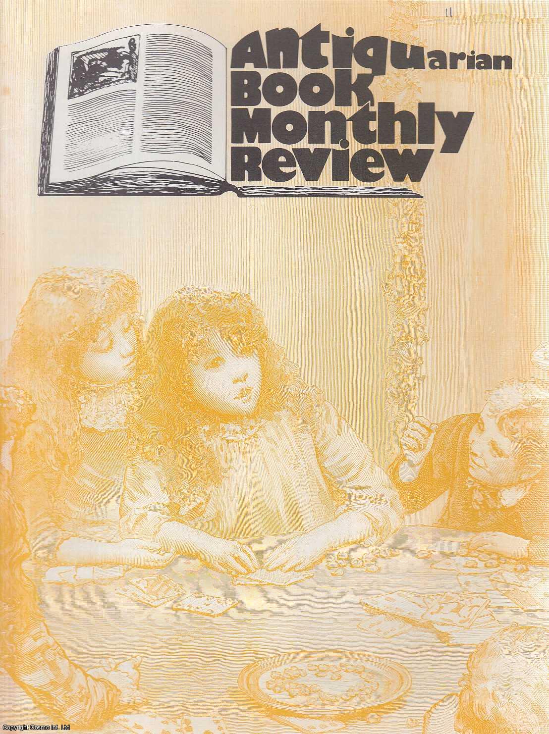George Locke - The Speciality Fantasy Publishers. An original article contained in a complete monthly issue of the Antiquarian Book Monthly Review (ABMR), 1974.