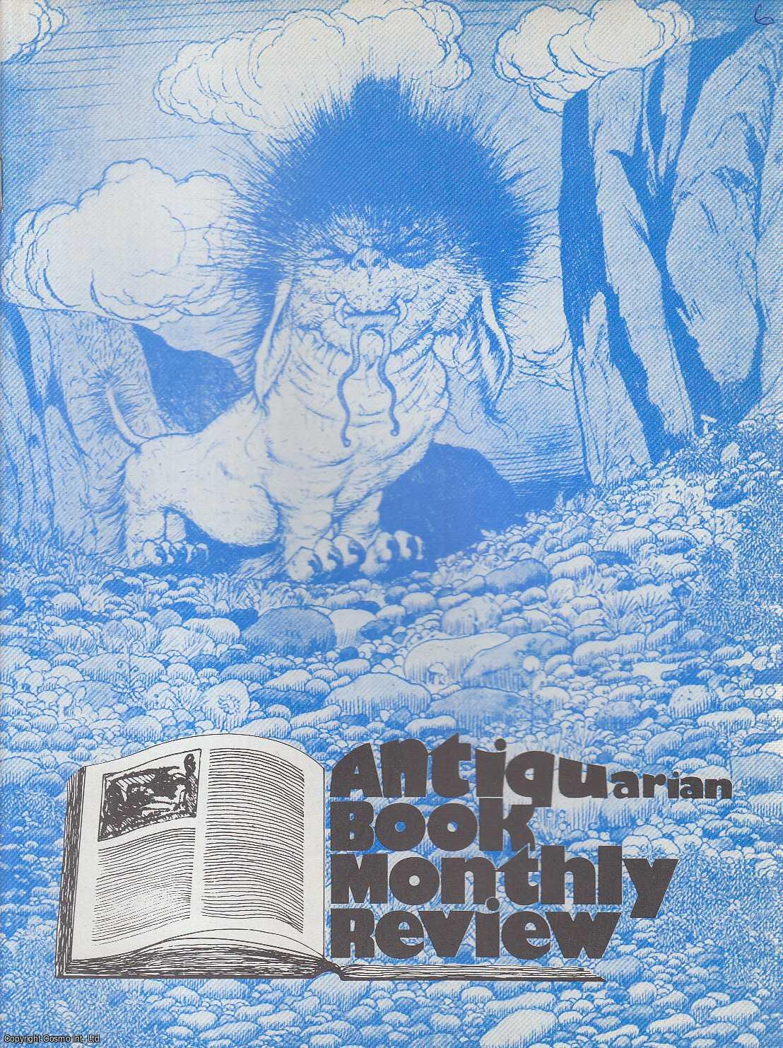 ABMR - Antiquarian Book Monthly Review. Issue No. 6 for July 1974. An original complete monthly issue of the Antiquarian Book Monthly Review, 1974.