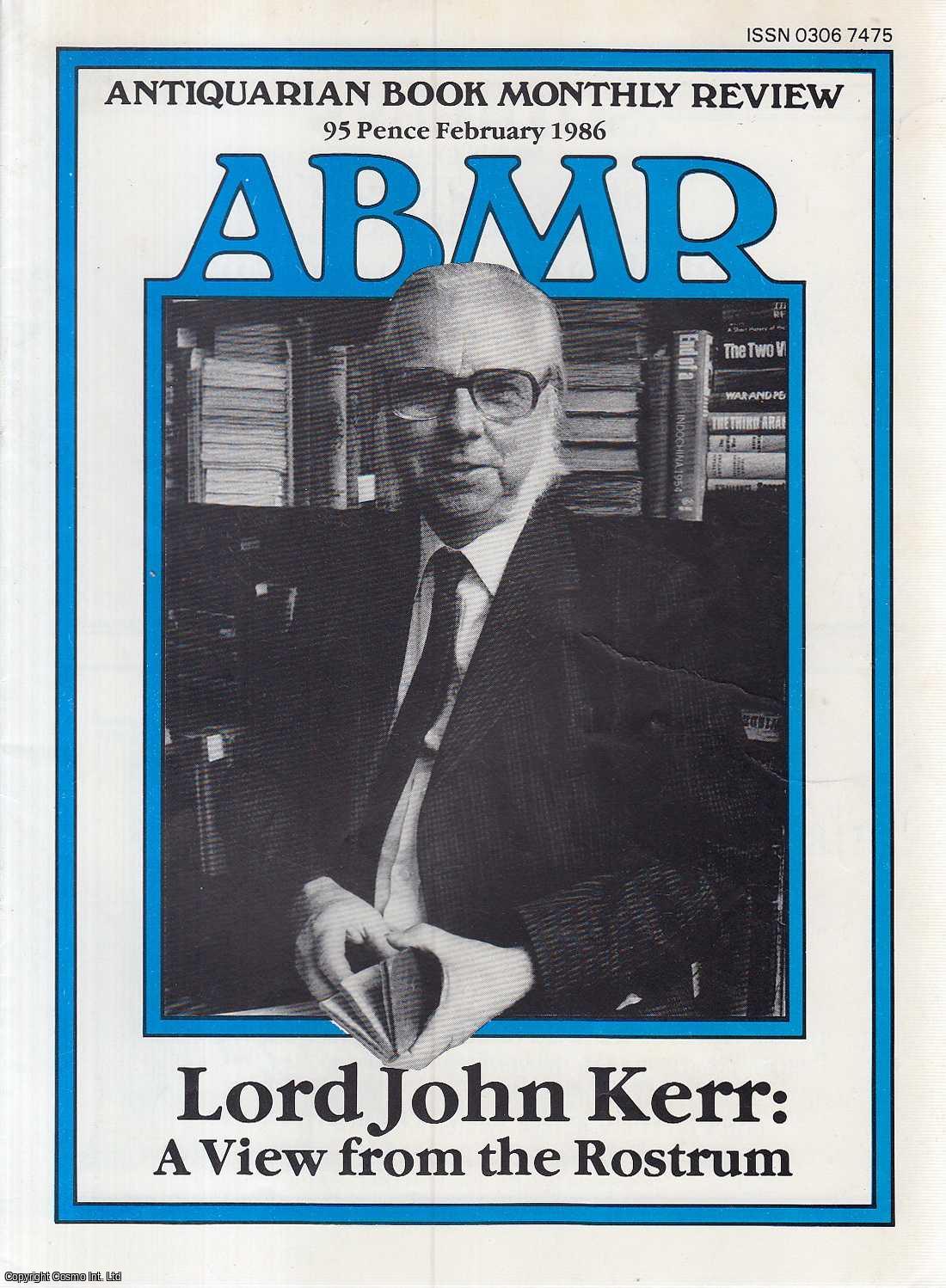 John R. Gretton - Harold Acton : An Aesthete and his Books. An original article contained in a complete monthly issue of the Antiquarian Book Monthly Review, 1986.
