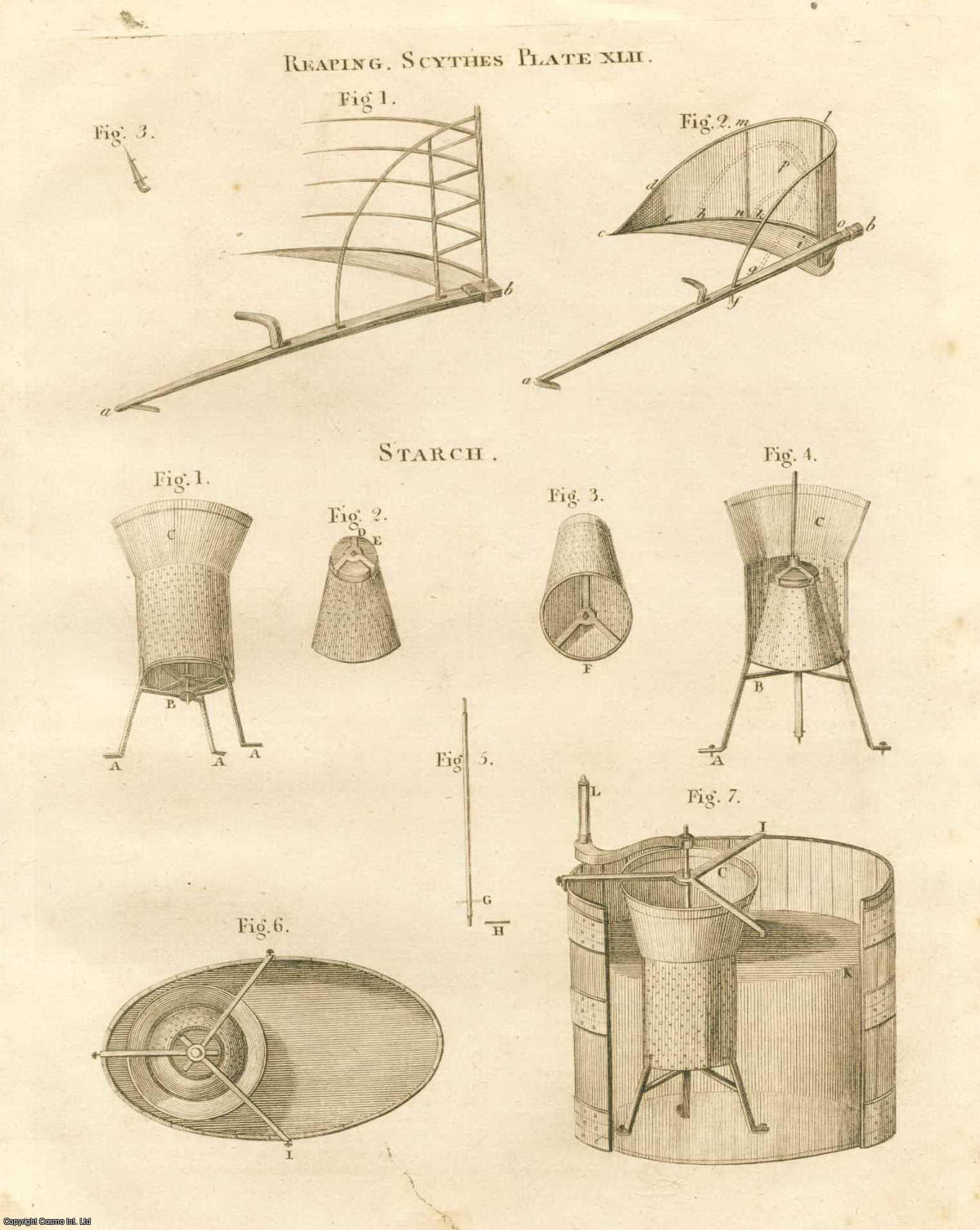 George Gleig (editor) - Starch, made of wheat or potatoes. A rare original article from the Encyclopaedia Britannica, Dublin Edition 1797.