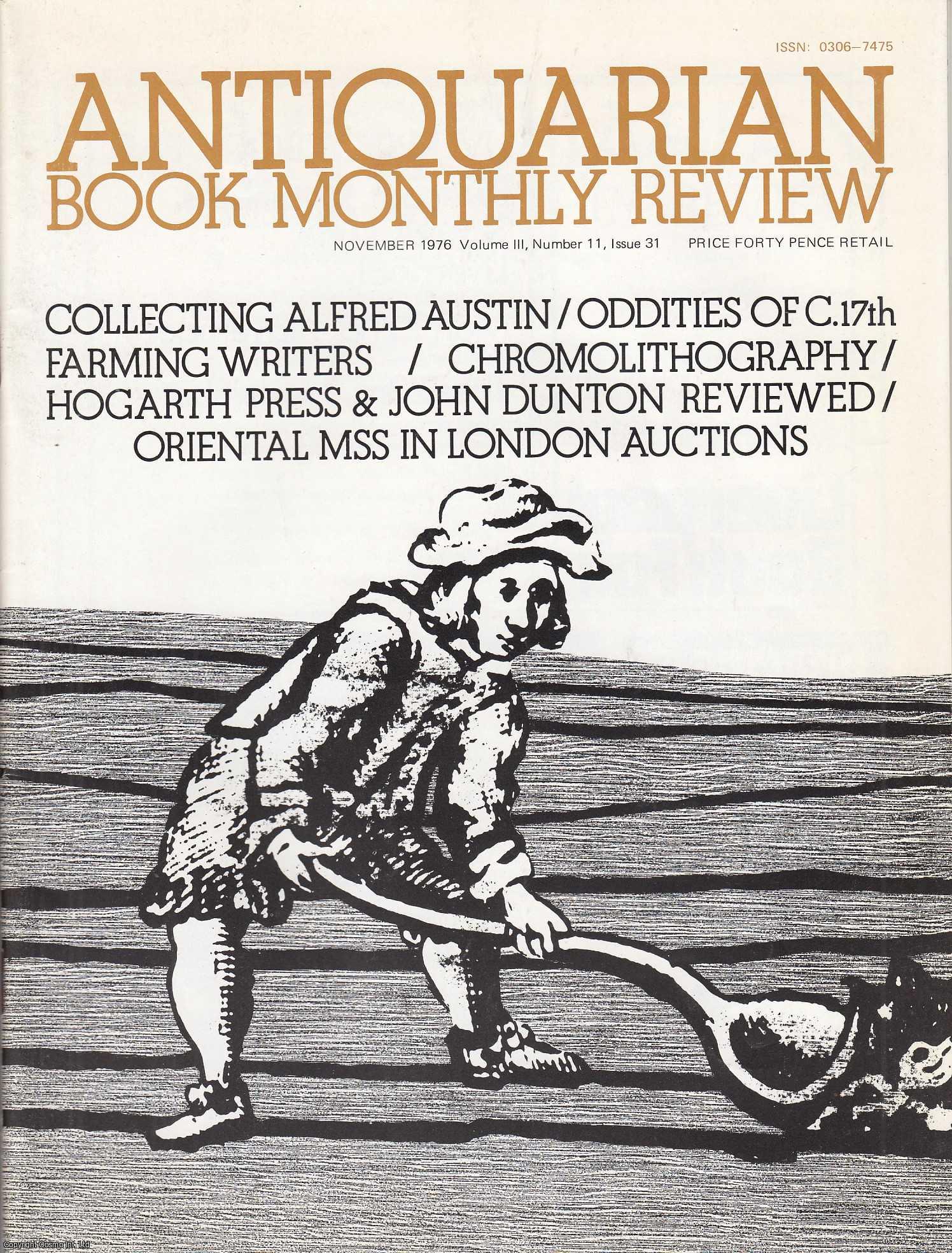 G.E. Fussell - Oddities of 17th Century Farming Writers. An original article contained in a complete monthly issue of the Antiquarian Book Monthly Review.