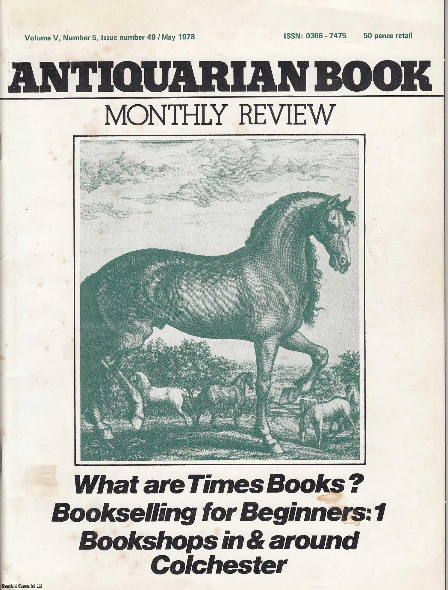 Gordon Phillips - Some Publications of The Times 1785-1935. An original article contained in a complete monthly issue of the Antiquarian Book Monthly Review (ABMR). Published by ABMR Publications 1978.