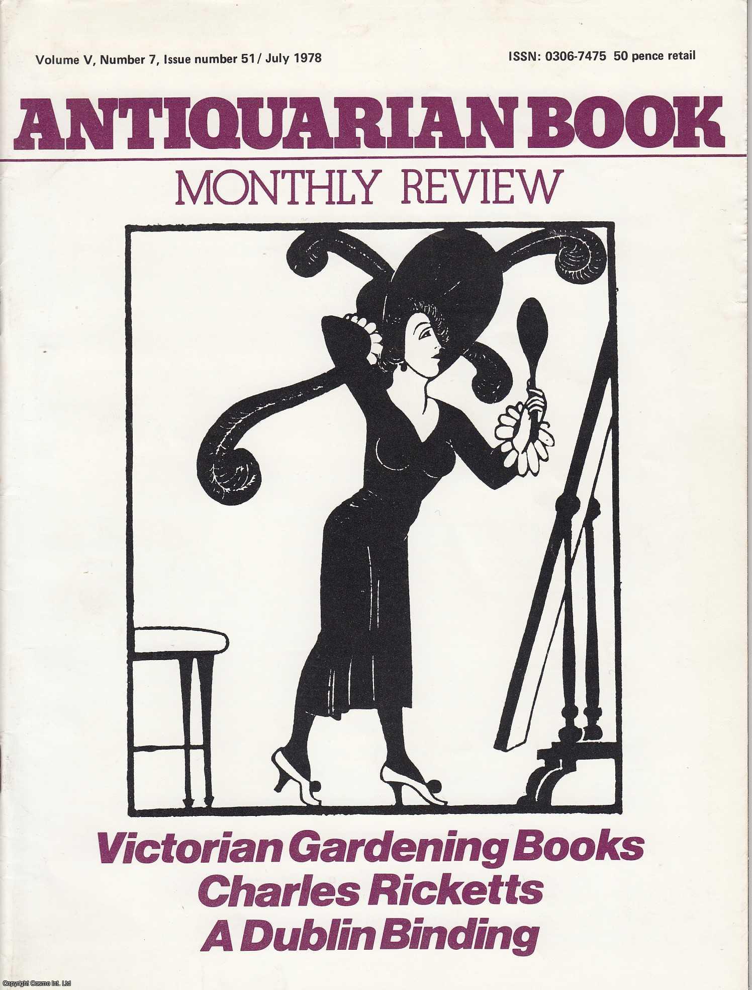 John R. Gretton - Victorian & Edwardian Gardening Books : Robinson, Jekyll and Farrer. An original article contained in a complete monthly issue of the Antiquarian Book Monthly Review (ABMR). Published by ABMR Publications 1978.