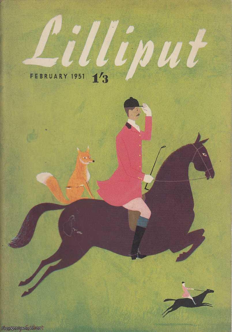 Lilliput - Lilliput Magazine. February 1951. Vol.28 no.2 Issue no.164. Ronald Searle St Trinian drawings, Arthur C. Clarke story (illustrated by Hoffnung), August Strindberg photographs, and other pieces.