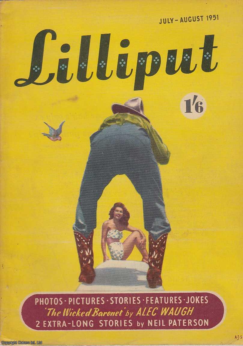 Lilliput - Lilliput Magazine. July-August 1951. Vol.29 no.7 Issue no.170. Ronald Searle drawing, Neil Paterson story, Alec Waugh story, and other pieces,