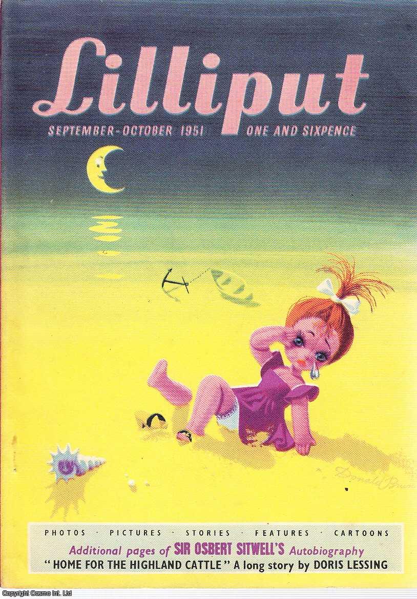 Lilliput - Lilliput Magazine. September-October 1951. Vol.29 no.3 Issue no.172. Ronald Searle colour drawing, Doris Lessing story, Osbert Sitwell story, and other pieces.