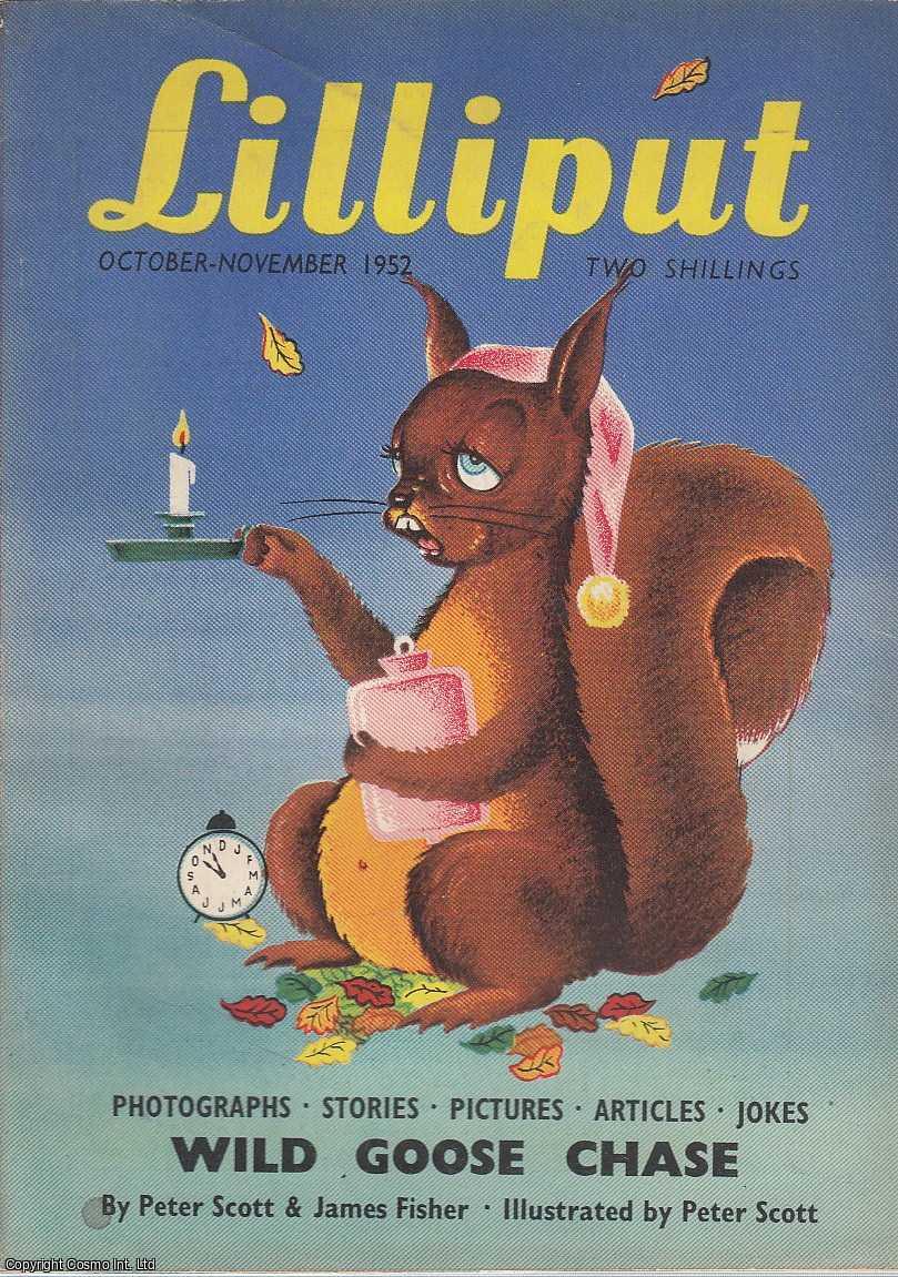 Lilliput - Lilliput Magazine. October-November 1952. Vol.31 no.5 Issue no.185. Peter Scott story & illustrations, Olivia Manning story, Kenneth Neame article, and other pieces.