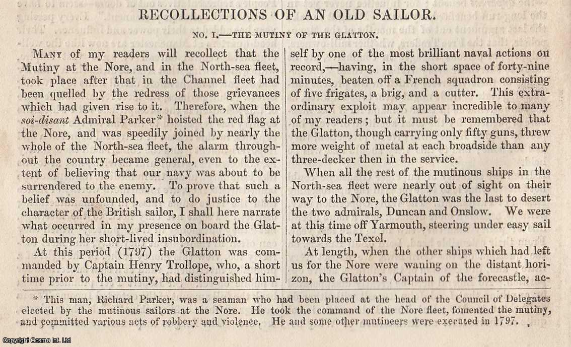 --- - Recollections of an Old Sailor. An original article from Tait's Edinburgh Magazine, 1843.
