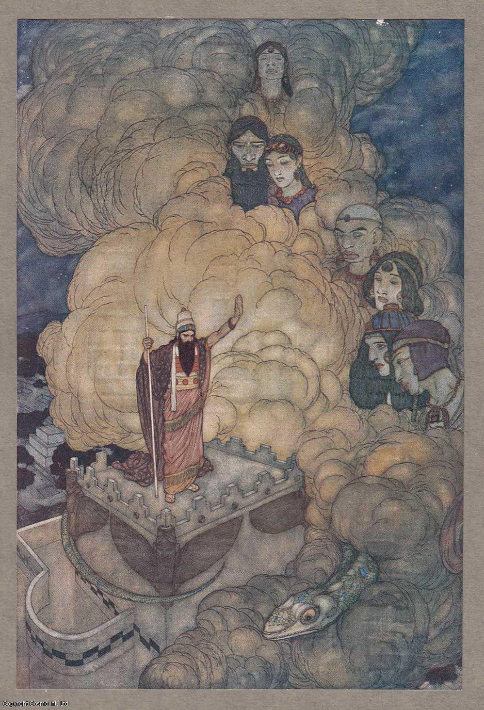 Edmund Dulac - Edmund Dulac: When having brought into submission all the rest of my race. An original colour print, c.1907 from the work Arabian Nights.