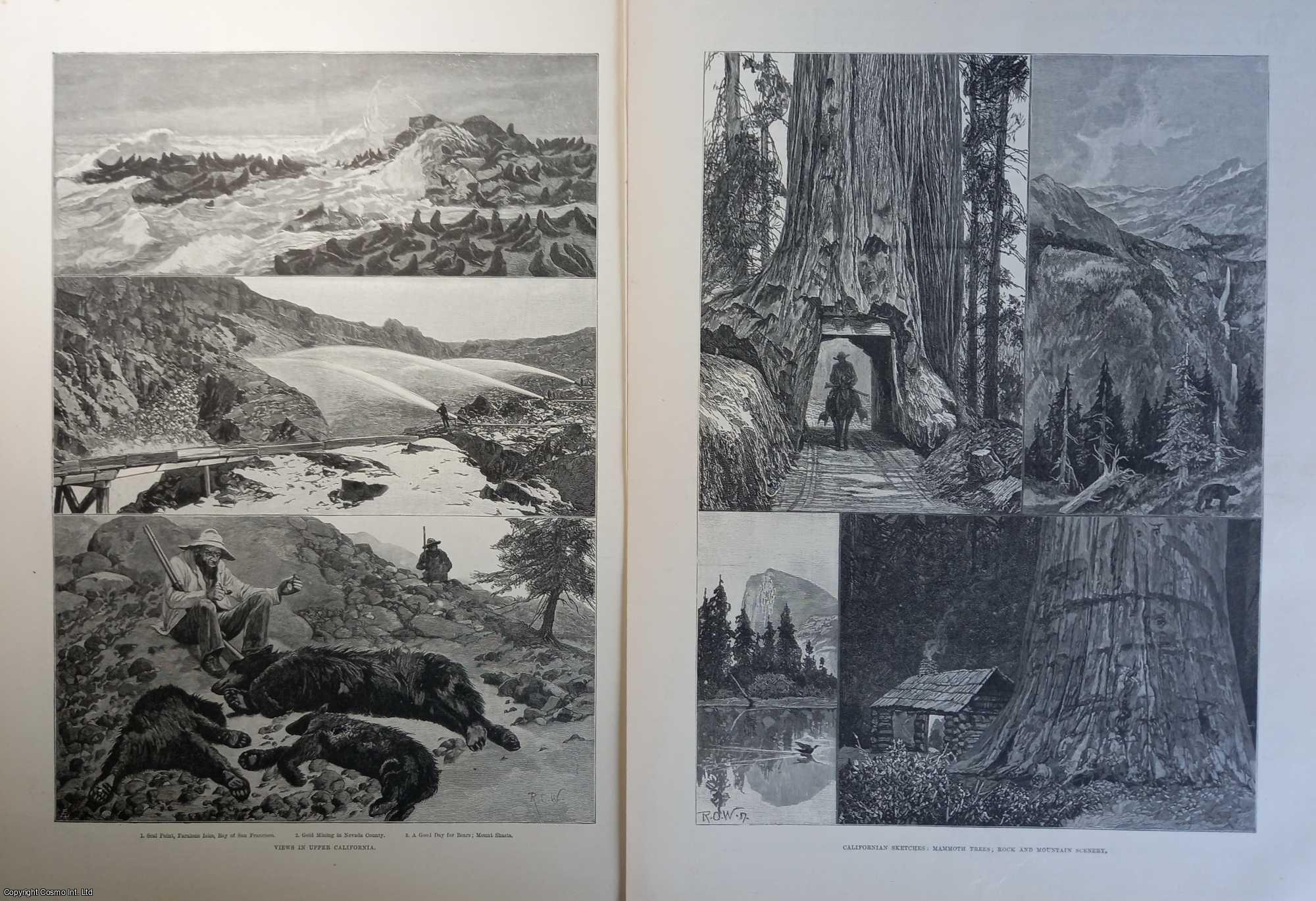 CALIFORNIA - California Sketches. Views of scenes in California. A collection of original illustrations from the Illustrated London News, 1888.