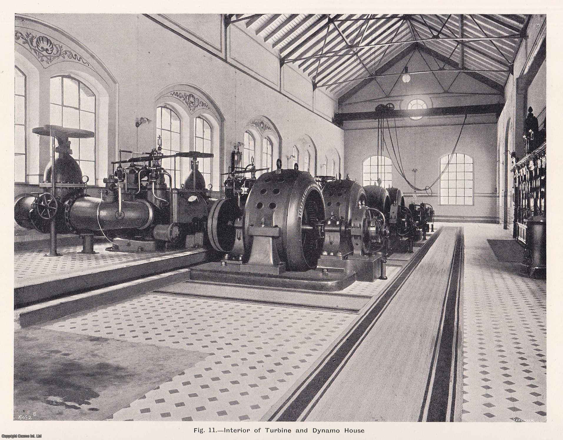 Prof. Franz Prazil,Zurich Polytechnic - The Kubel Turbine Transmission Plant near St. Gall, Switzerland. An original article from Engineering, 1901.