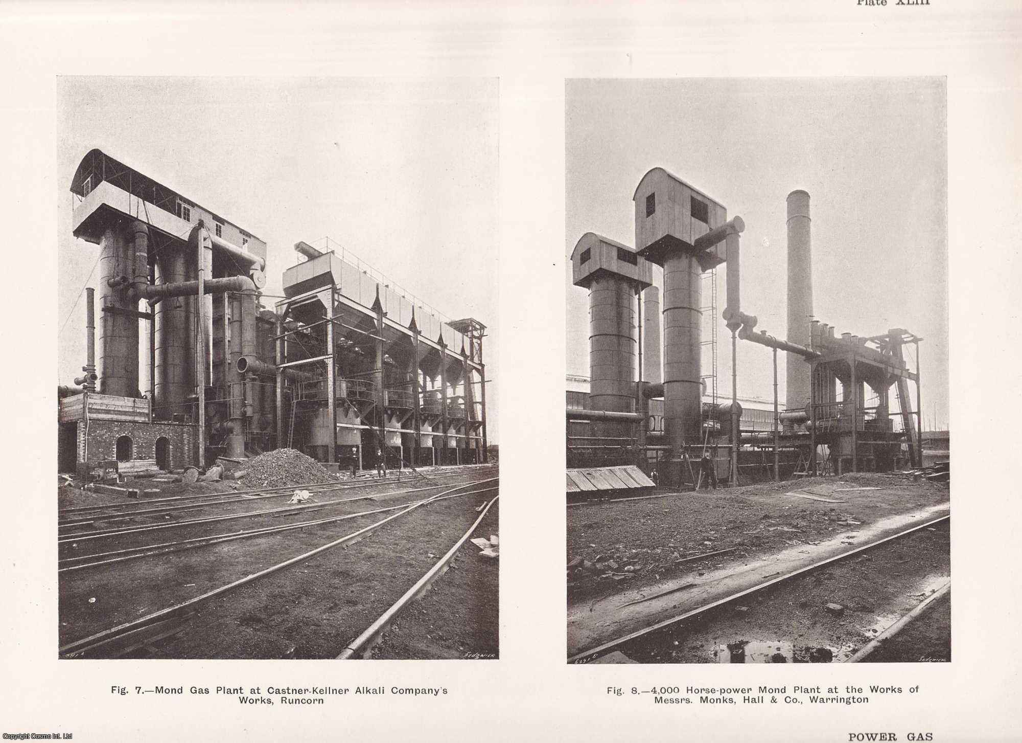 Harold Medway Martin - Power Gas. An original article from Engineering, 1903.