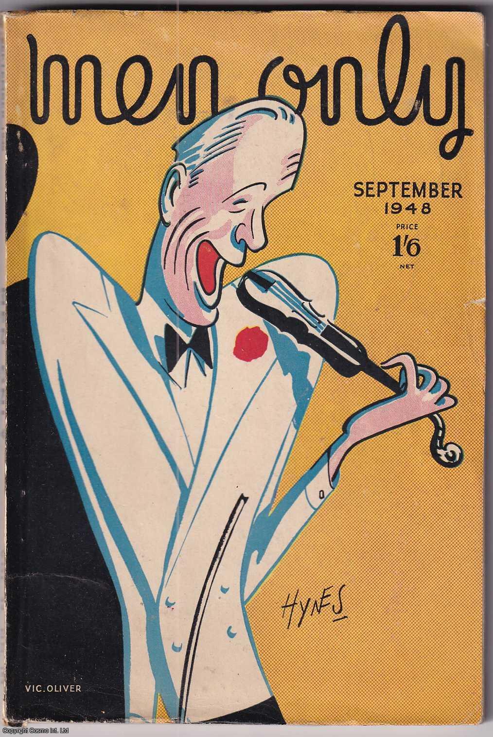 Edward S. Hynes (illustrator) - Vic. Oliver, colour cover illustration by Edward S. Hynes. Men Only Incorporating The Strand Magazine. September 1948. Vol.39. no.153.