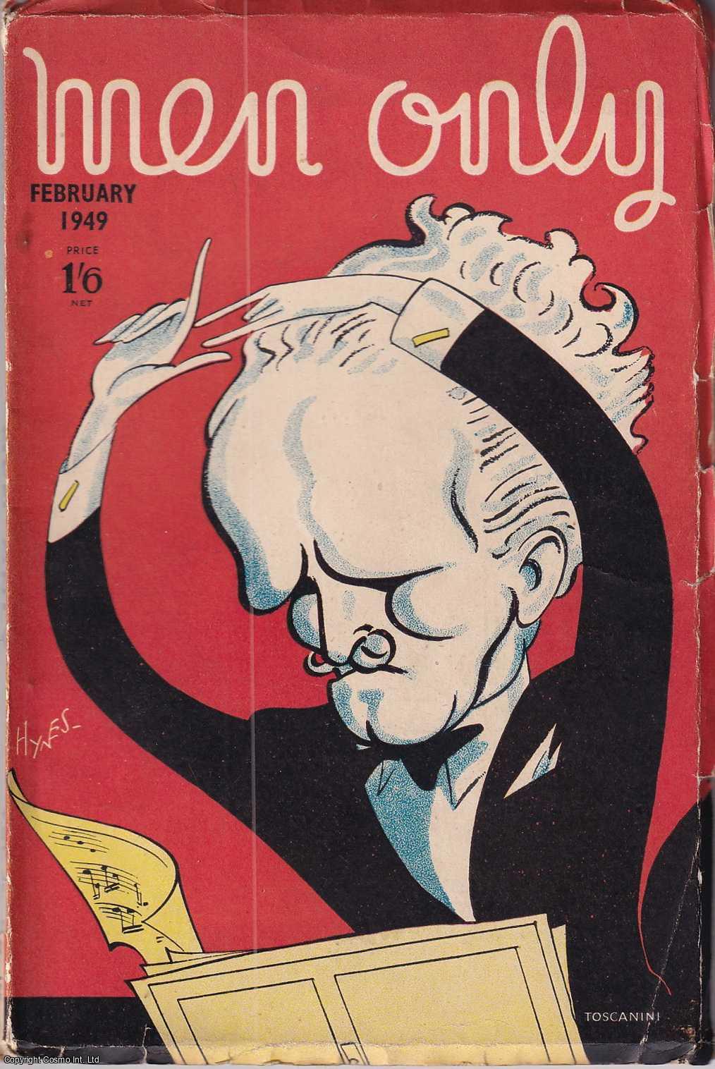 Edward S. Hynes (illustrator) - Toscanini, colour cover illustration by Edward S. Hynes. Men Only Incorporating The Strand Magazine. February 1949. Vol.40. no 158