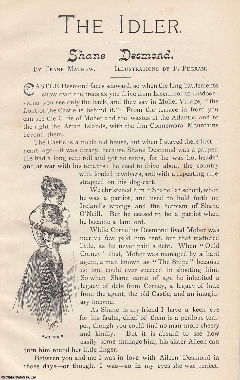 Frank Mathew - Shane Desmond. An original article from the Idler Magazine, 1893.