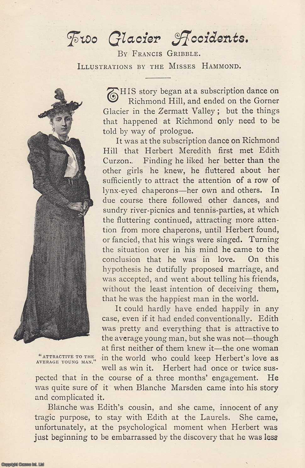 Francis Gribble - Two Glacier Accidents. An original article from the Idler Magazine, 1893.