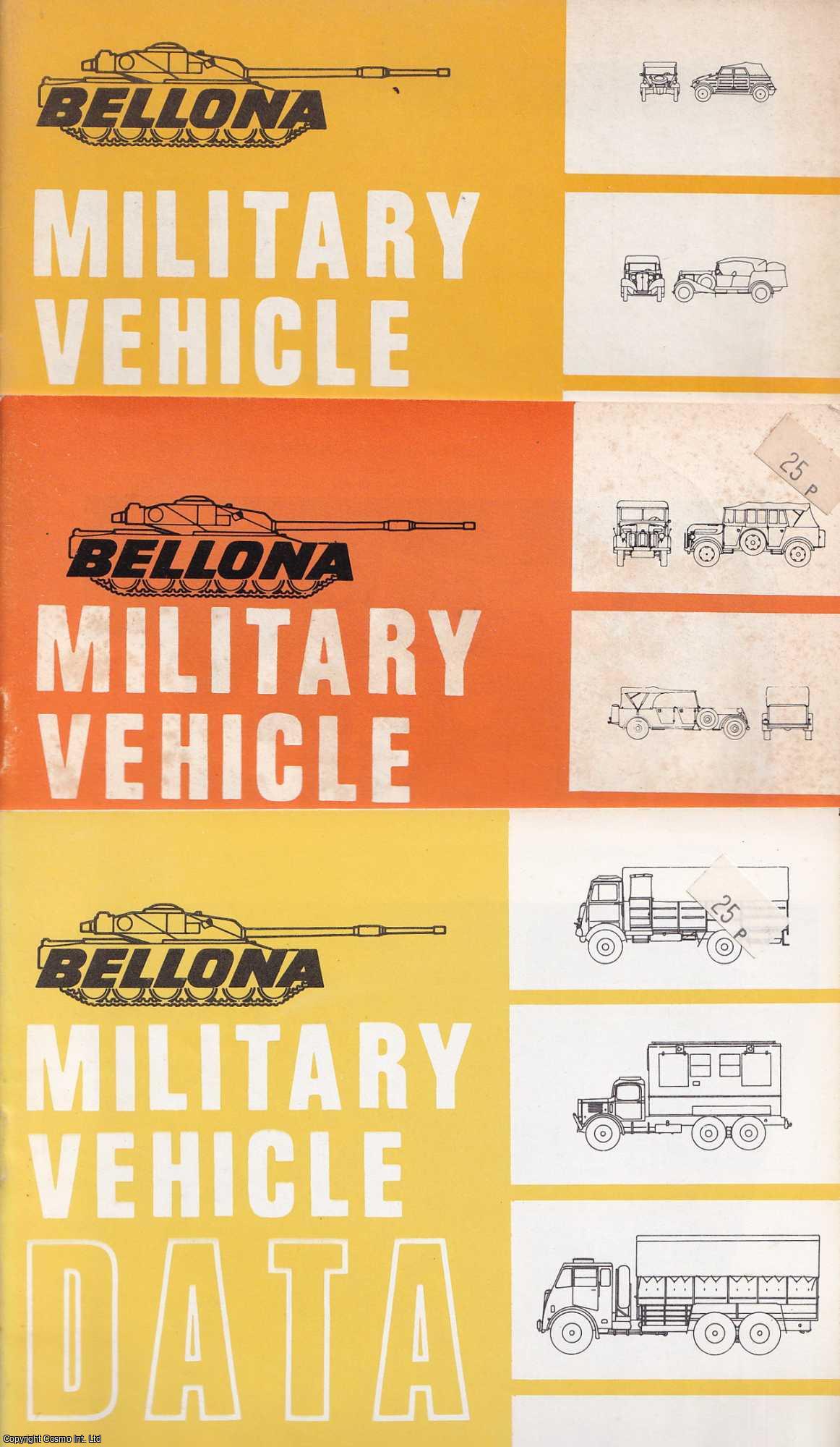 Research by W.J. Spielberger - Bellona Military Vehicle Data. Issues 3, 5, & 10. See pictures for content detail. Published by Bellona 1970-73.