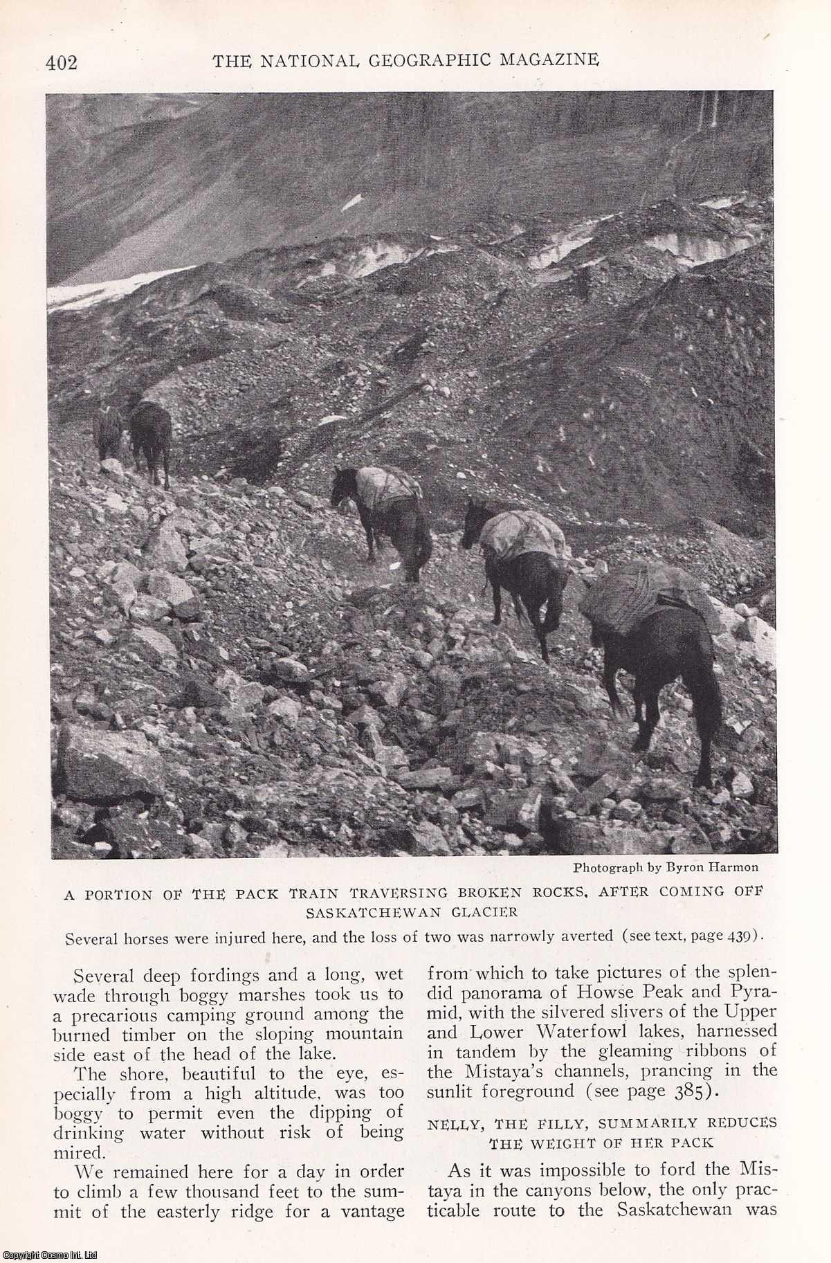 Lewis R. Freeman - Canada : The Mother of Rivers. An Account of a Photographic Expedition to the Great Columbia Ice Field of the Canadian Rockies. An original article from the National Geographic Magazine, 1925.