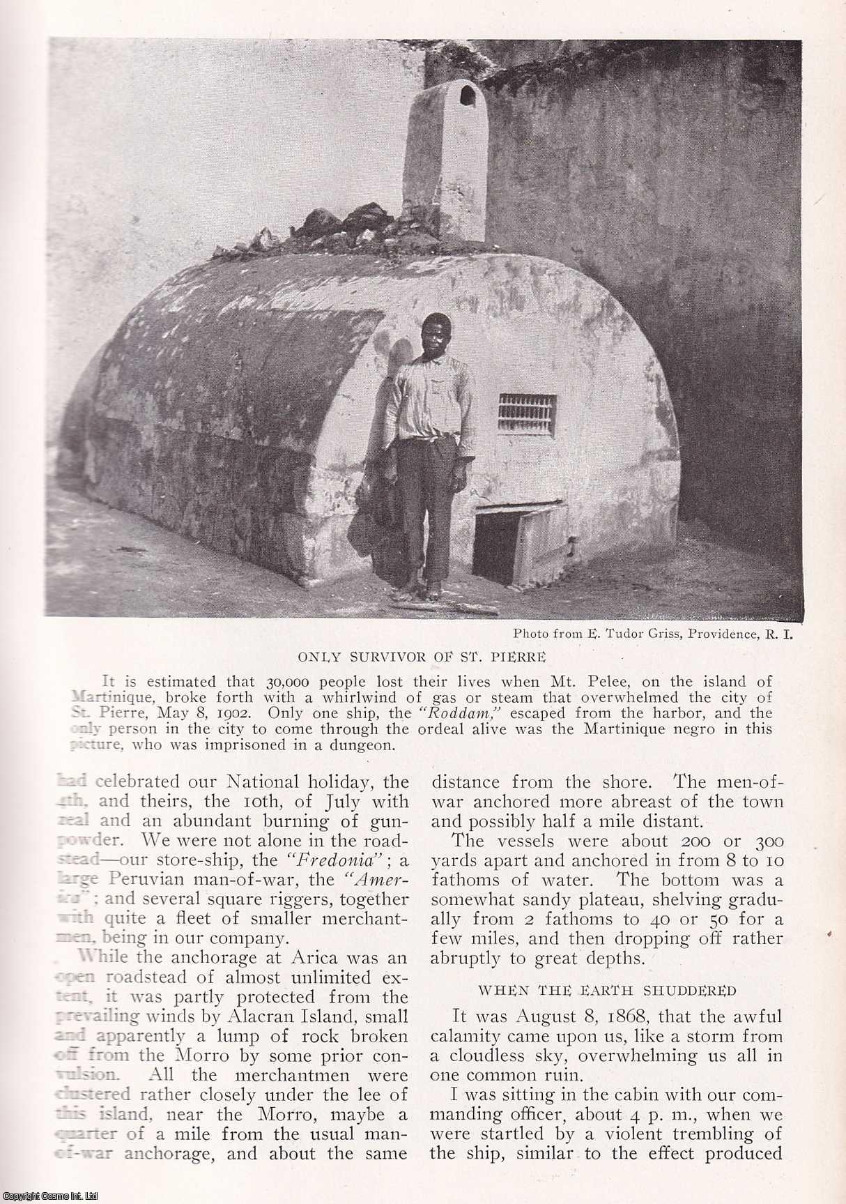 EARTHQUAKES - Some Personal Experiences with Earthquakes, by Rear Admiral L.G. Billings. An original article from the National Geographic Magazine, 1915.