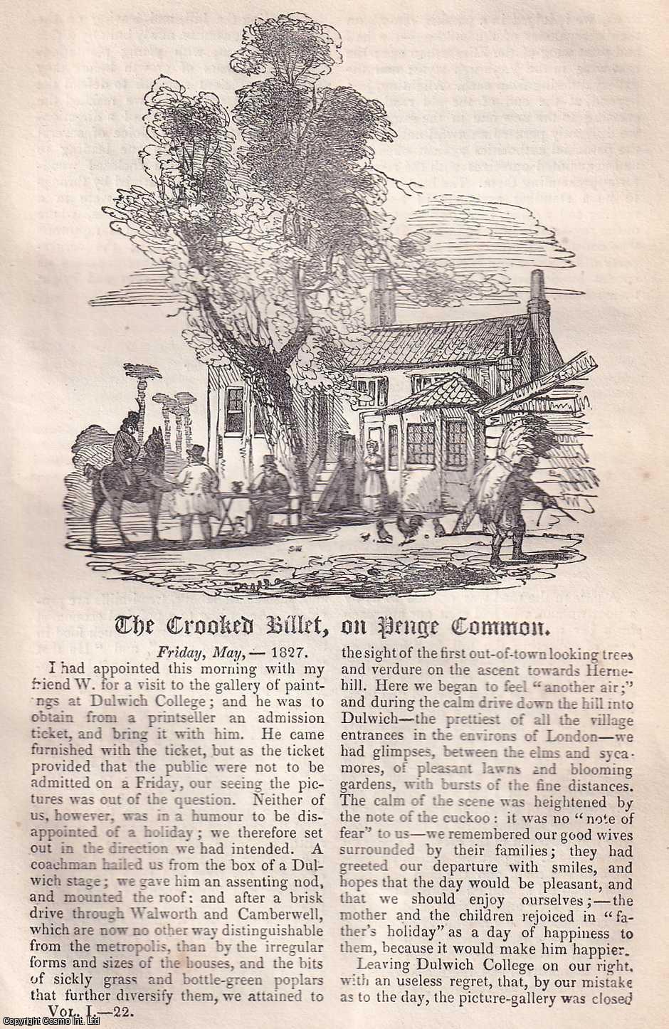 COACH HOUSE - The Crooked Billet, on Penge Common. An original article from Hone's Every Day Book, 1827.