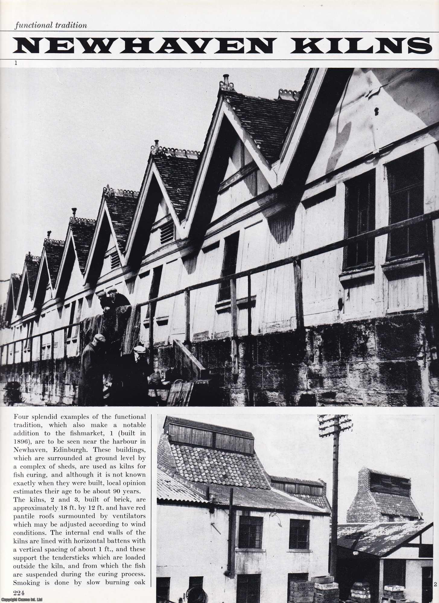 EDINBURGH - Newhaven Fishmarket Kilns, near Edinburgh. By Edwin Johnston. This is an original article from The Architectural Review, 1965.