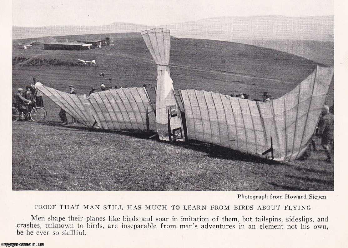 GLIDING - Gliders : On the Wings of the Wind, in Motorless Planes. By Howard Siepen. An original article from the National Geographic Magazine, 1929.