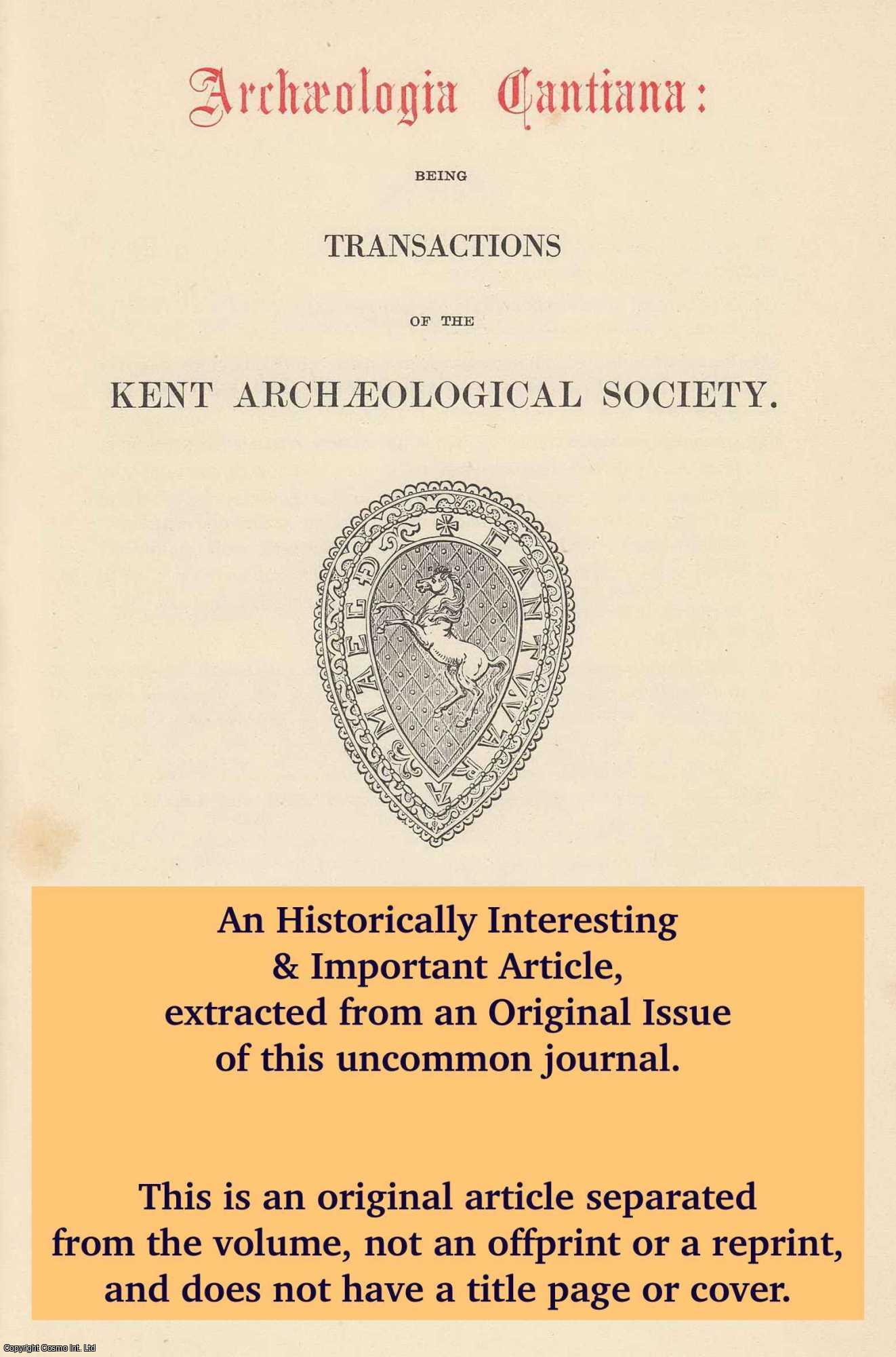 J.M. Gibson - The 1566 Survey of the Kent Coast. An original article from The Archaeologia Cantiana: Transactions of The Kent Archaeological Society, 1994.